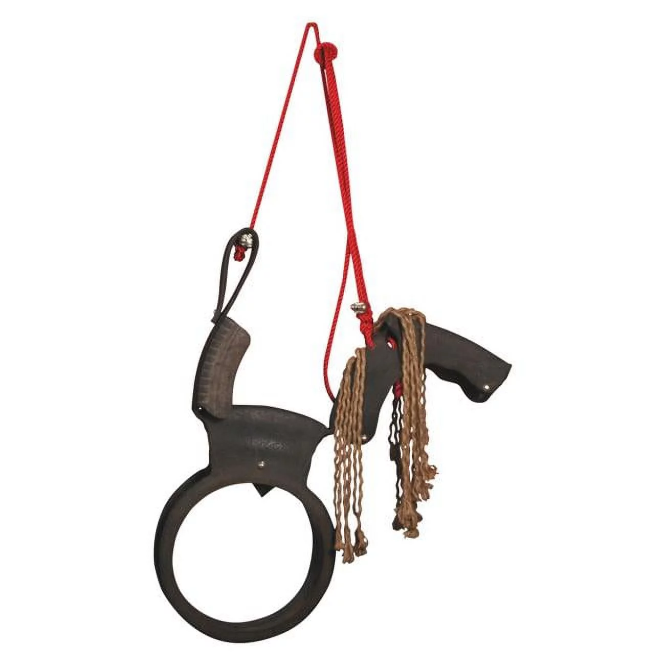 Rubber Horse with Rope Mane Tire Swing