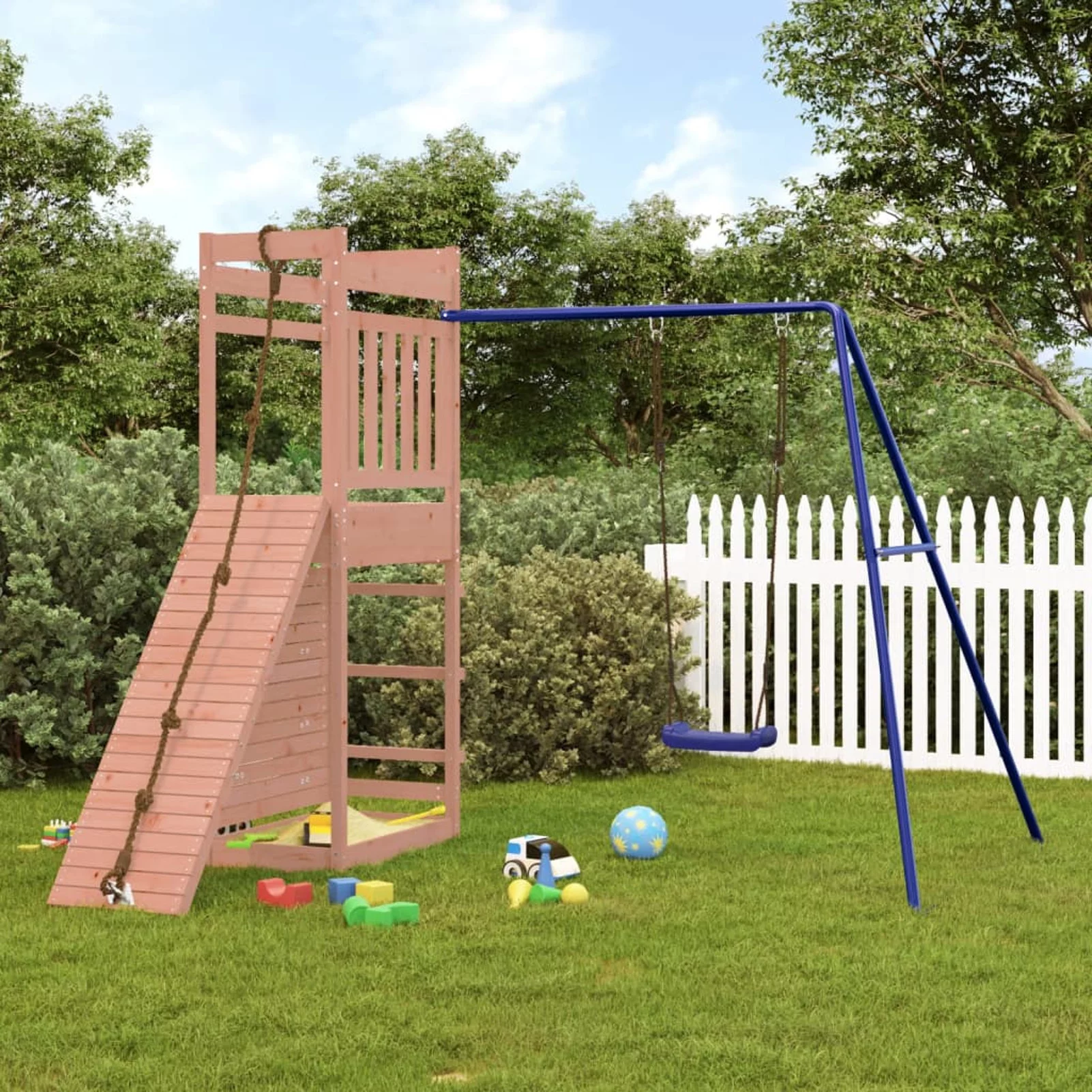 Walmeck Playset Solid Wood