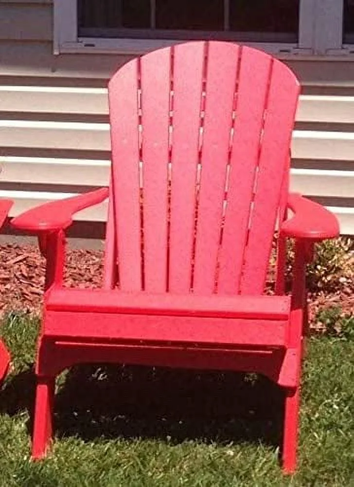 Folding Adirondack Red