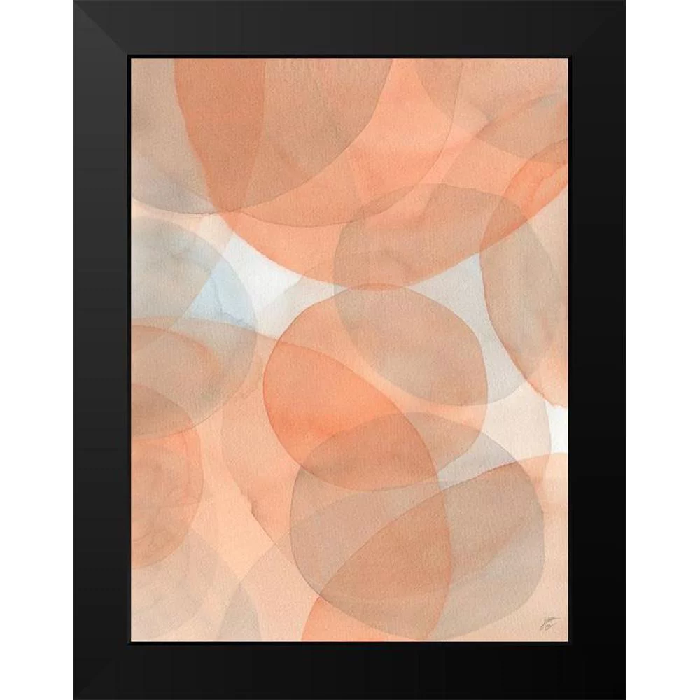 Lee, Judson 12x14 Black Modern Framed Museum Art Print Titled - Bubble Water I