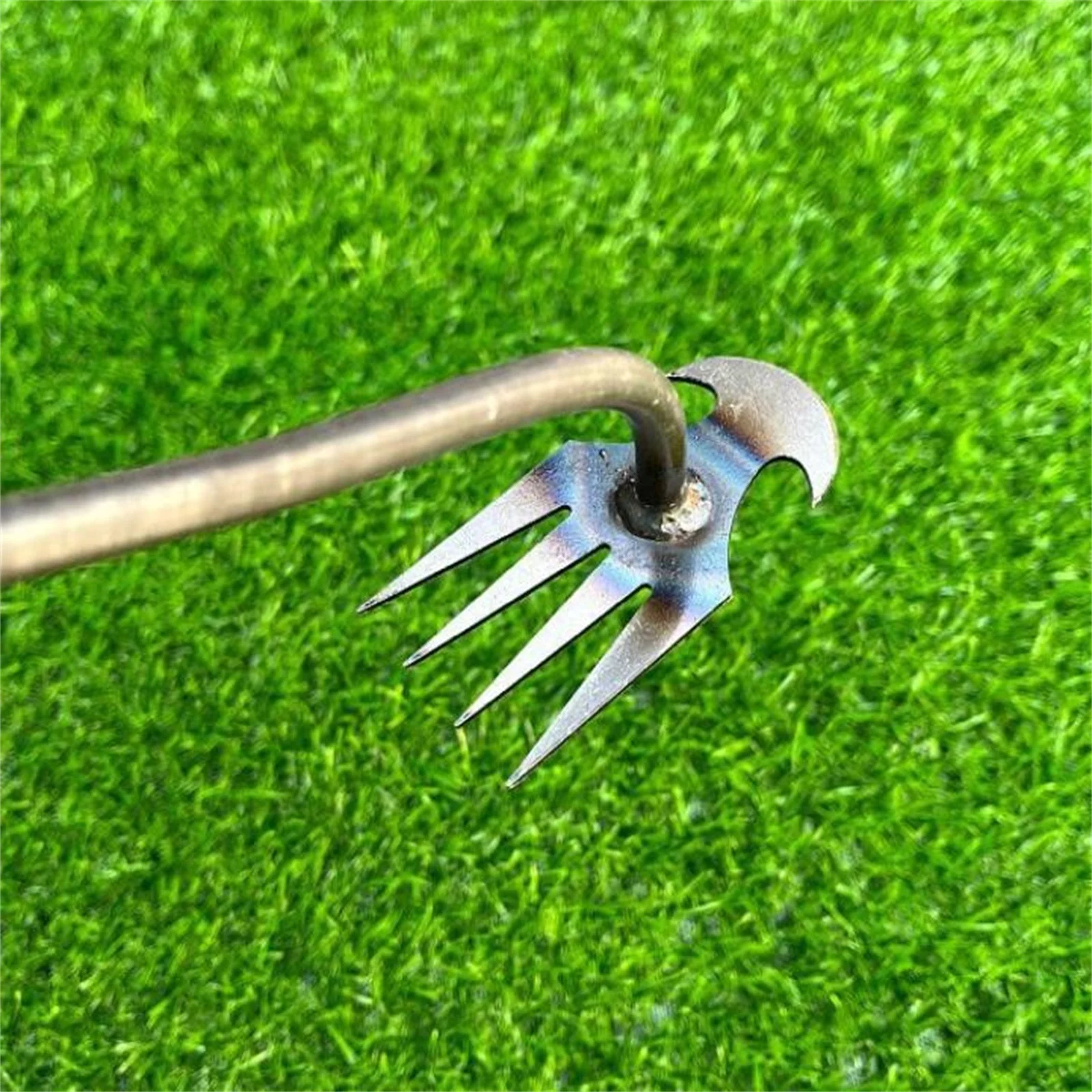 Hoe Weeding Artifact Uprooted Grass Tools Garden Hoe Rake Steel Farm Tools Small Hoe Loosen The Soil Wild Vegetables