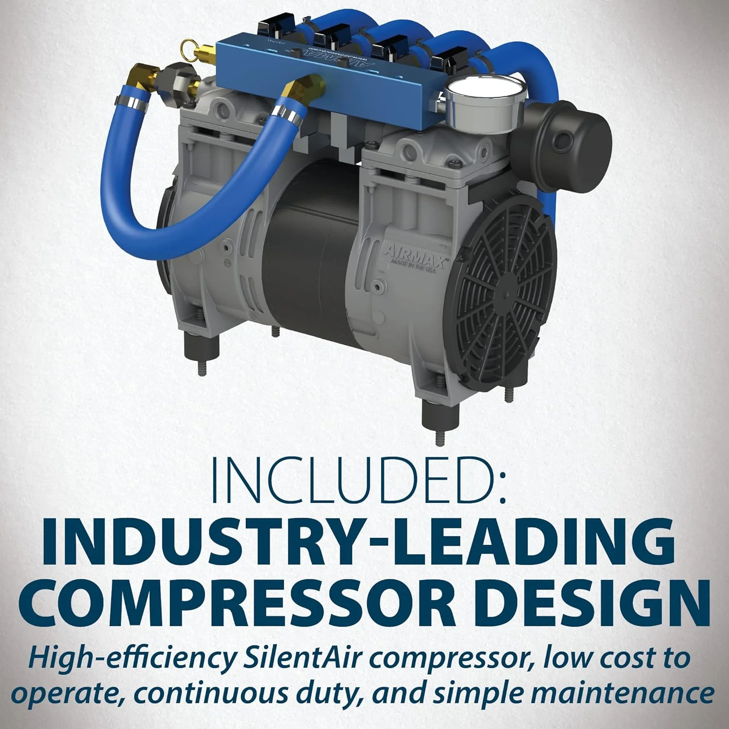 Airmax Pond Series Pond & Lake Aeration System, 230V, 300' 3/8' EasySet Airline