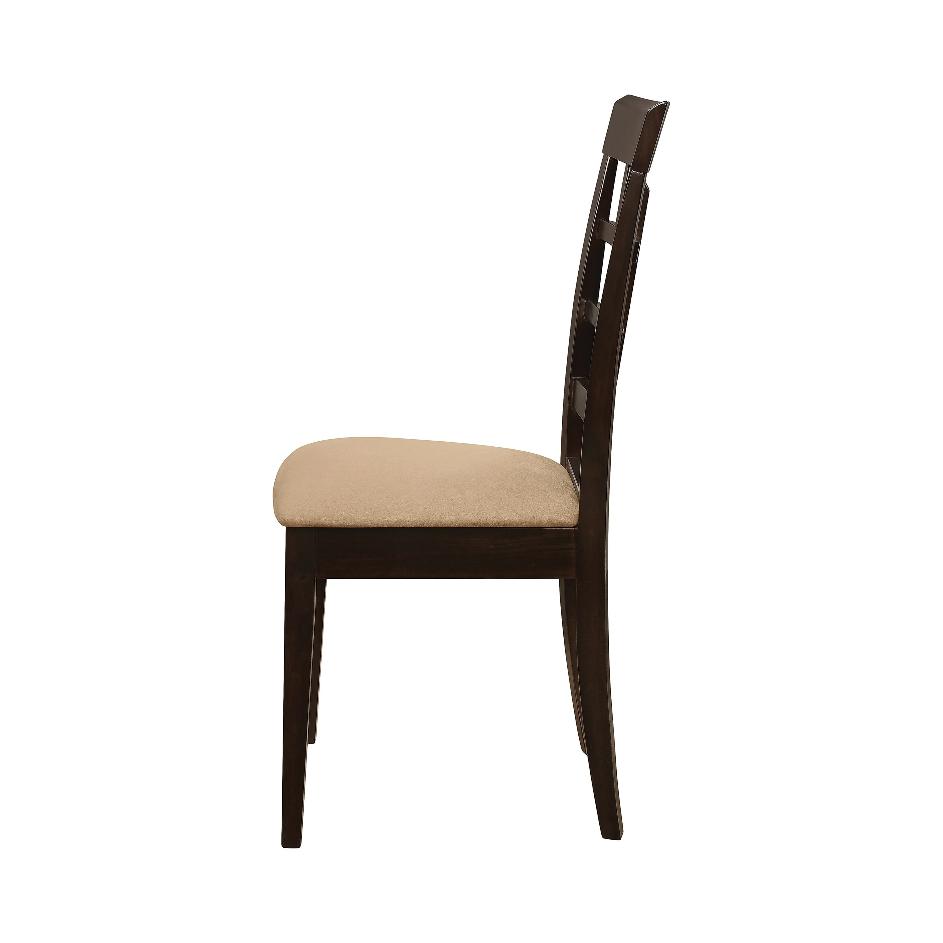 Hazelton Beige and Cappuccino Padded Seat Dining Chairs (Set of 4)