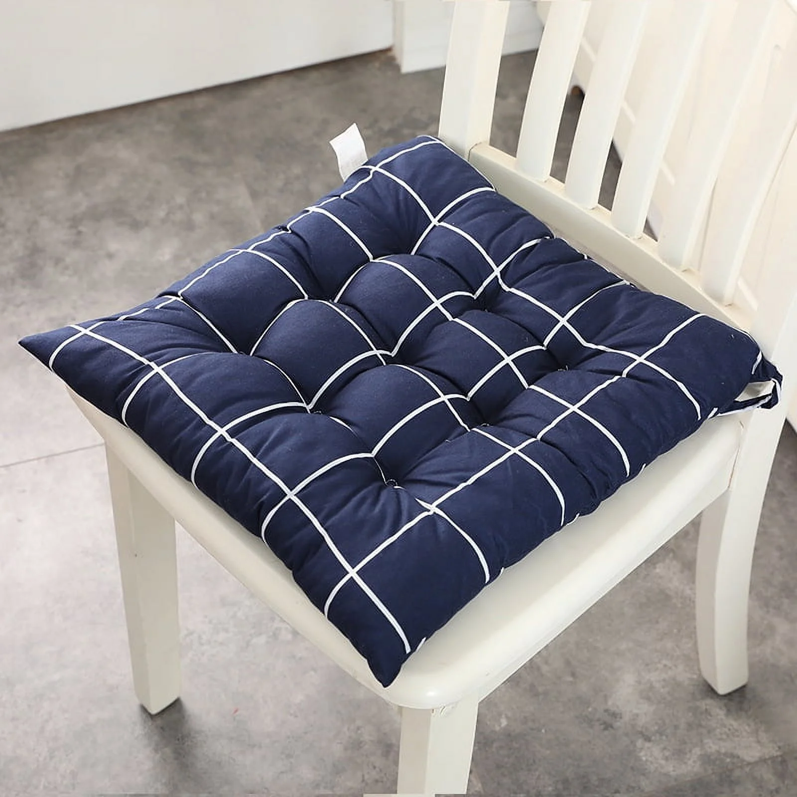 Namzi Seat Cushion Garden Patio Home Kitchen Office Thicken Comfy Seat Cushion, Dark blue 16