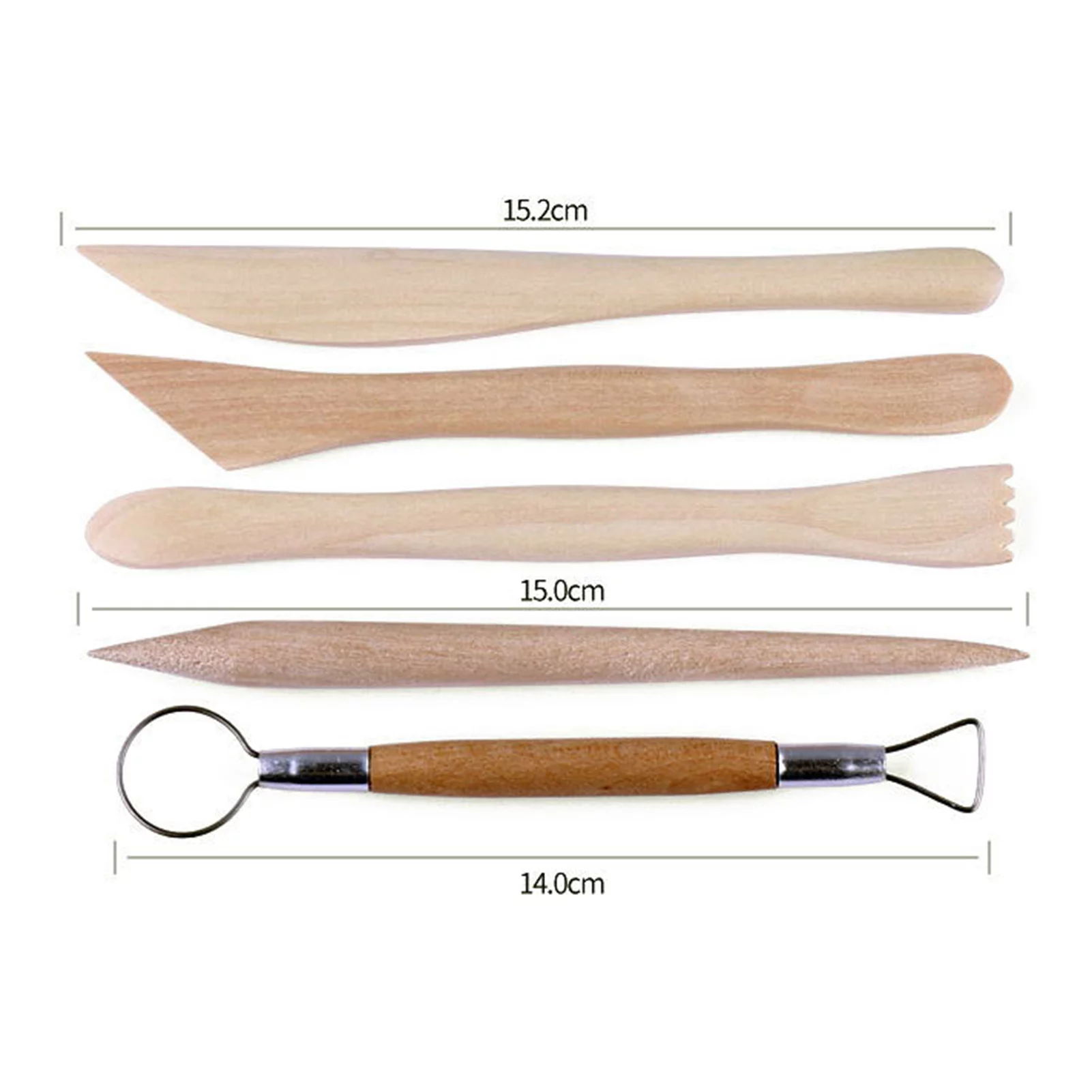 Vistreck 13pcs Pottery Clay Tools Ceramic Clay Sculpting Tool Kit Pottery Modeling Carving Tool Gift for Students Beginners Professionals DIY Art Supplies