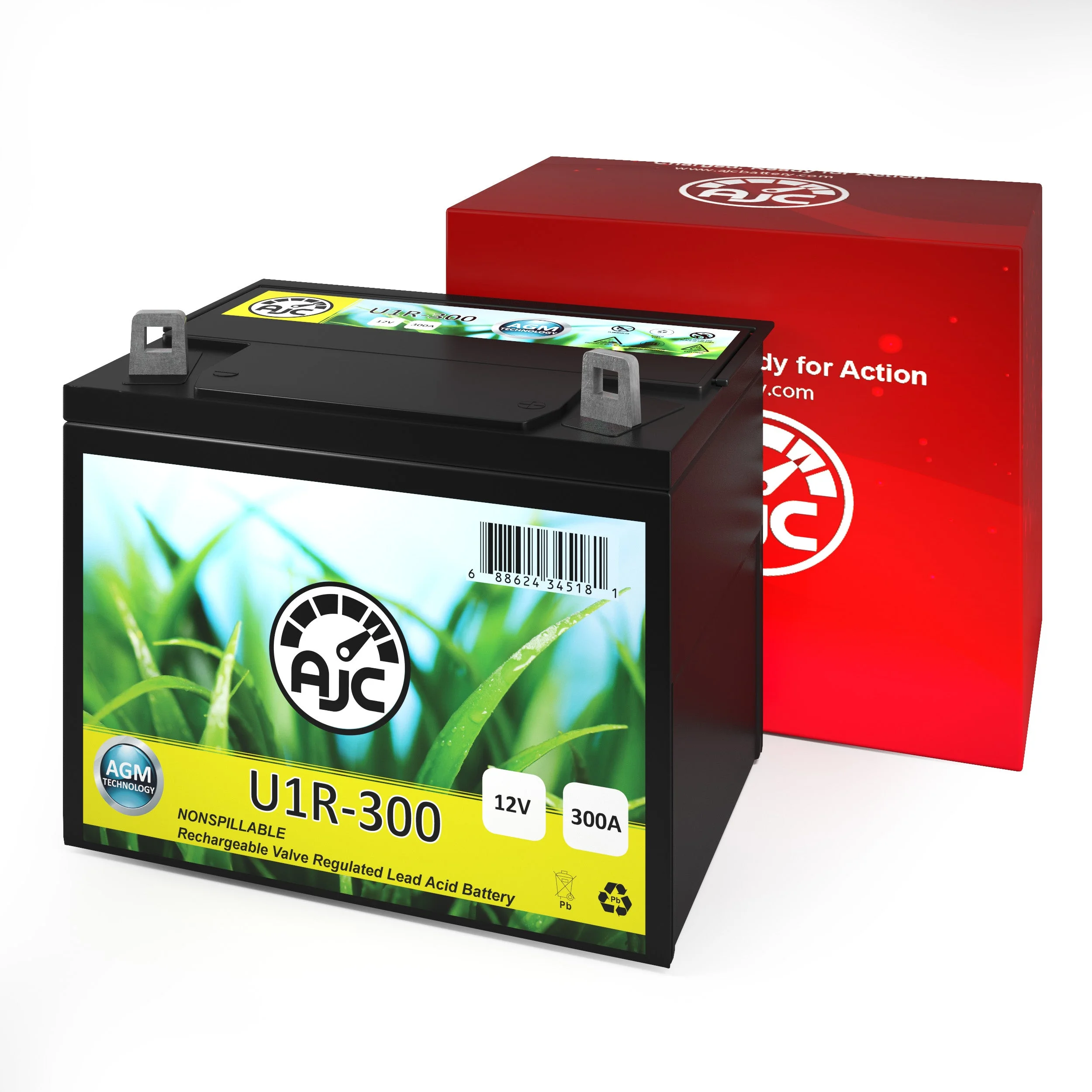 Dixon ZTR 5022 Zero-Turn U1R Lawn Mower and Tractor Battery - This Is an AJC Brand Replacement