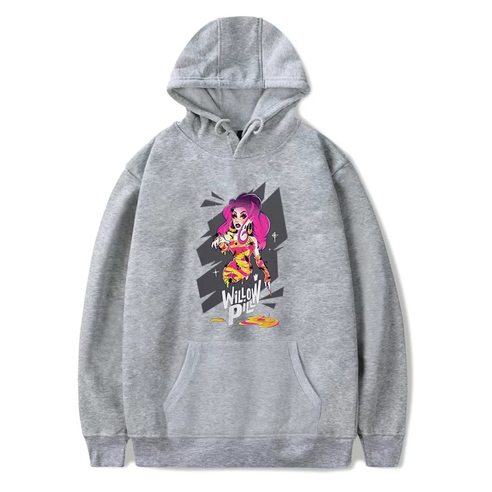 Willow Pill Hoodie Men Womens Pullover Streetwear Long Sleeve Fashion Sweatshirt