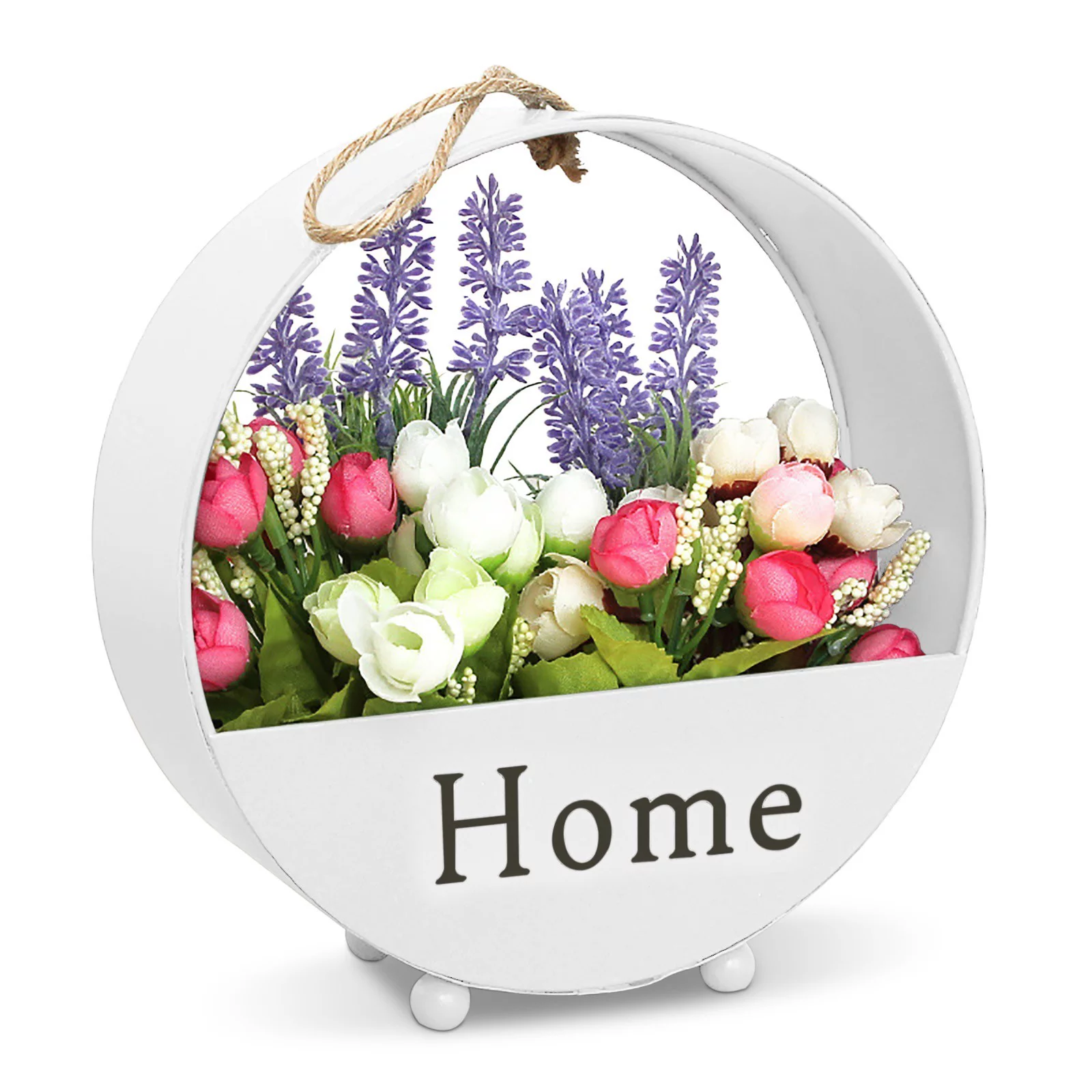 Bnnlsa Flower Pots Plant Flower Wall Arrangement Flower Flower Wrought Pot Creative Pot Patio & Garden