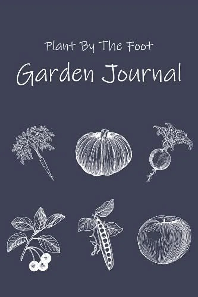 Pre-Owned Plant By The Foot Garden Journal: 5 Year Gardening Journal and Planner( 6x9): Grids, Log Book, Notes, Record Keeping, Square Foot Layouts. Easy to Use- No Wasted Paperback