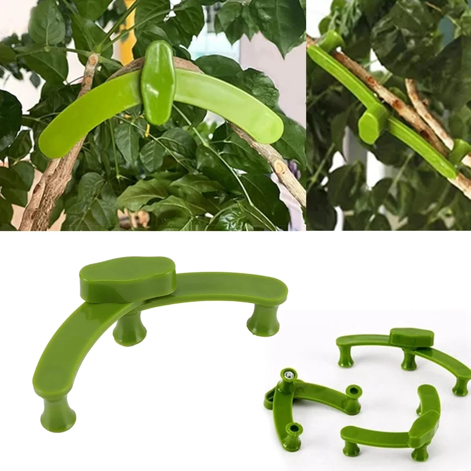 MVNSFEW Bender 360 Adjustable Support Clip Planter Holder Tool Bender Bonsai Tools Pruner Fruit Tree Branch Pulling & Shaper Bonsai Sculpting (1 Pc)