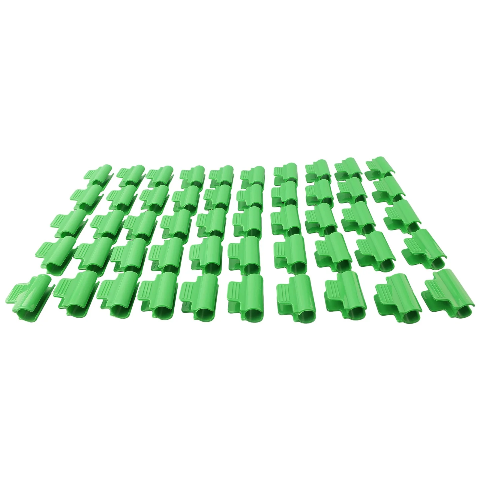 50PCS Greenhouse Clamps Plastic Cover Netting Tunnel Film Hoop Clips Garden
