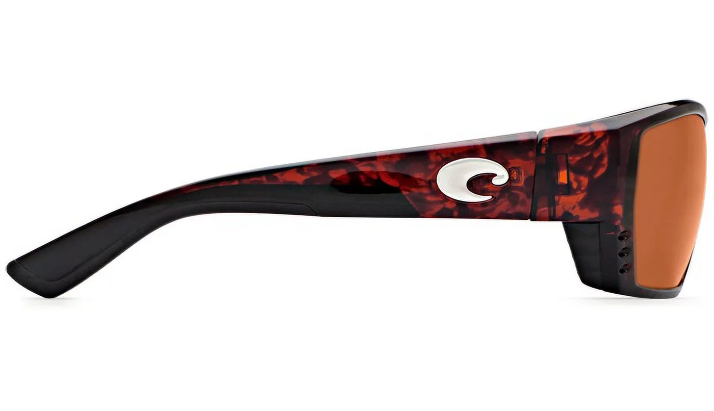 Costa Del Mar Tuna Alley Polarized Copper 580P + 1.50 Rectangular Sunglasses TA 10 OCP 1.50