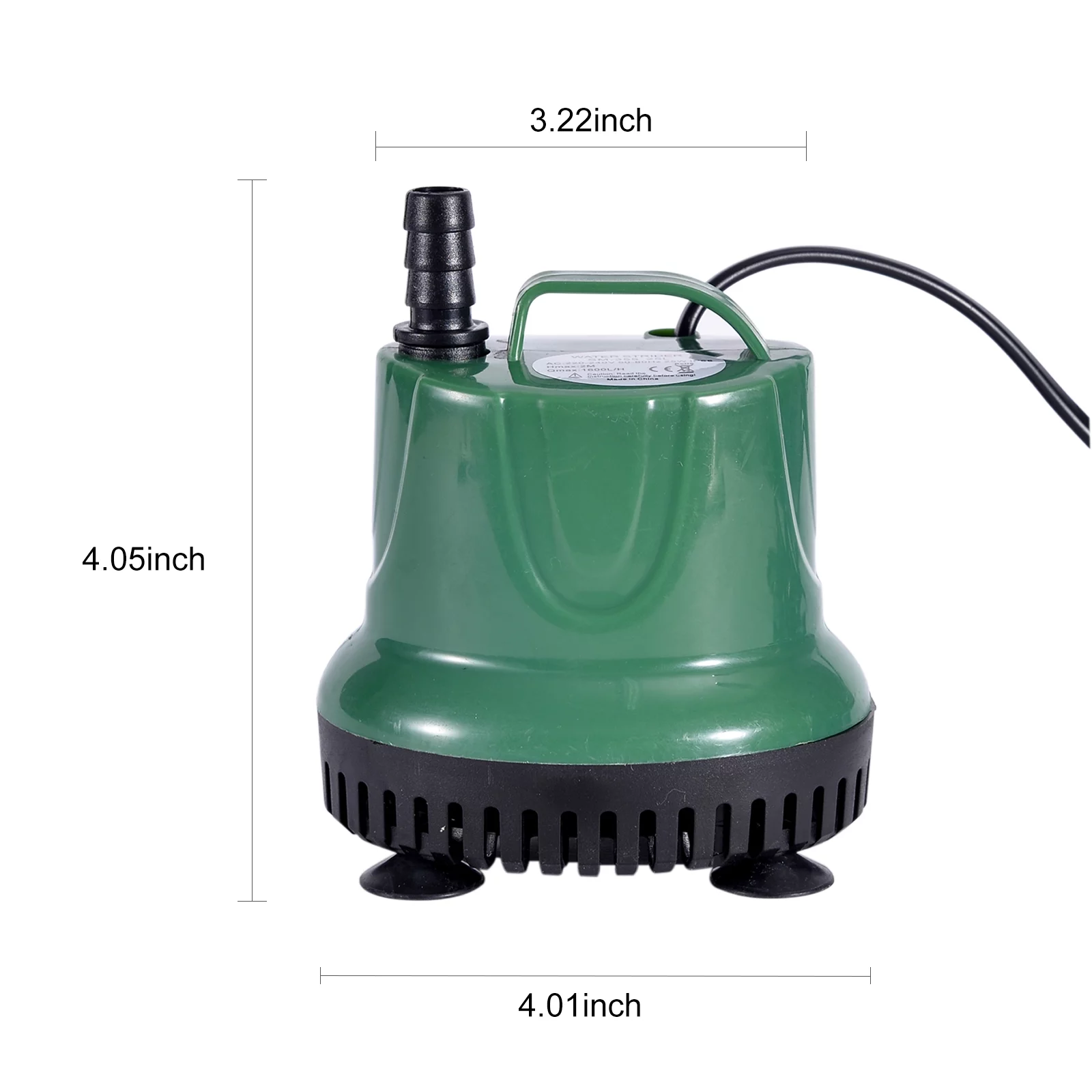 iKayaa 25W 1600L/H Submersible Water Pump Mini Fountain Pump with Power Cord Ultra Quiet Waterproof
