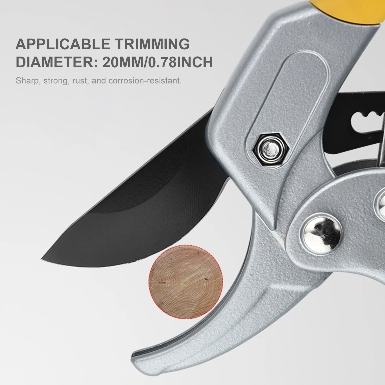 Secateurs Steel Blade Pruning Shears with Ergonomic Handles Gardening Pruning Scissors Bonsai Cutters Gardening Tool Kit for Plants Rose Flowers Fruit Trees