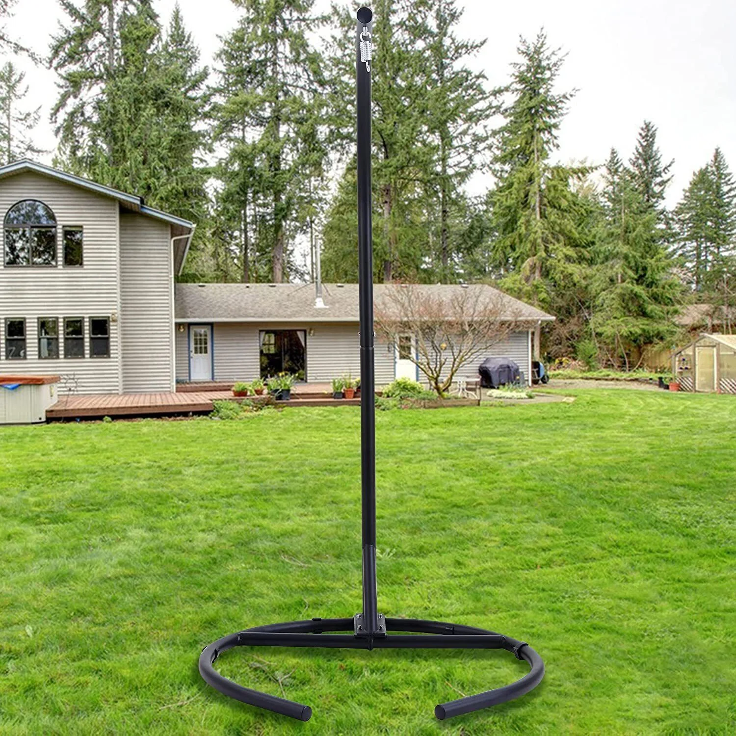 C-Stand Hammck Chair Stand Only - Hanging Stand for Egg Chair Porch Swing