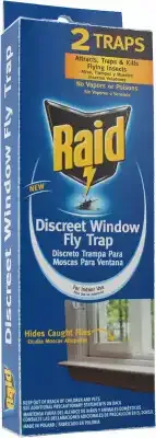 PIC FLYHIDE-RAID Raid Window Fly Trap Solid 2 Pack