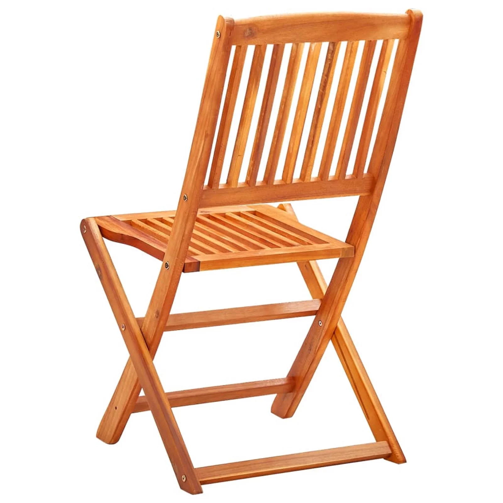 Suzicca Folding Garden Chairs 2 pcs Solid Eucalyptus Wood