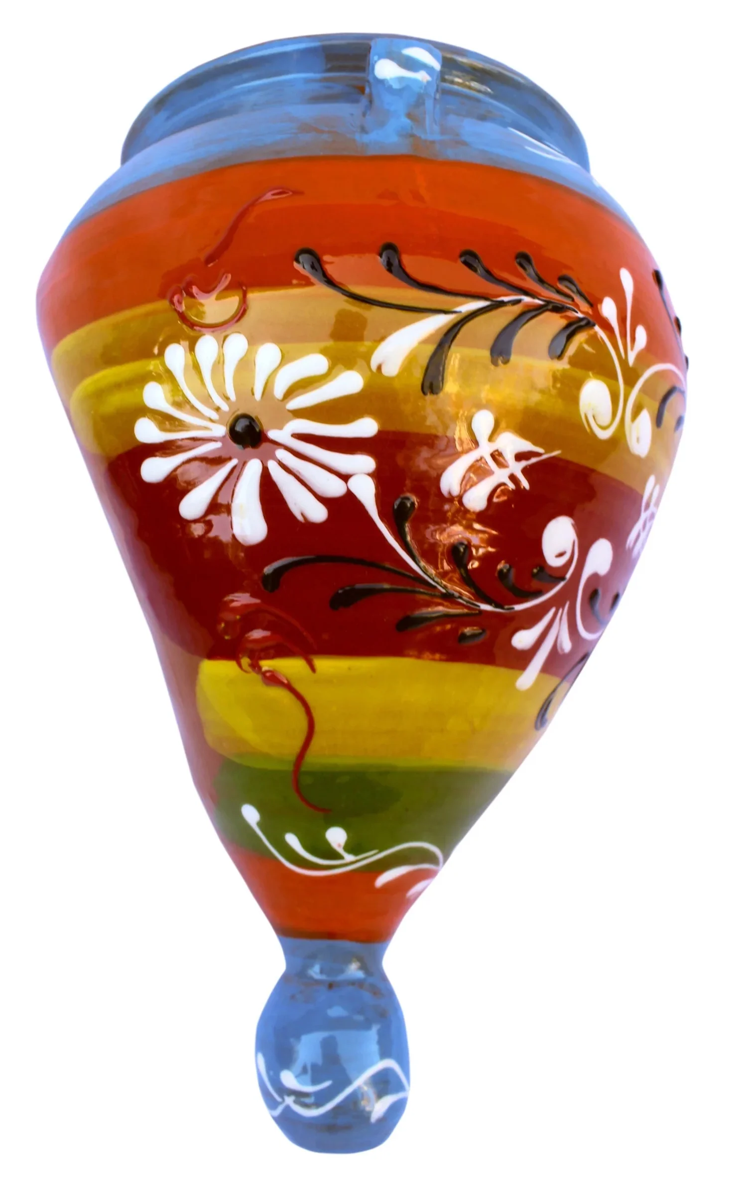 Wall Planter - Spanish Orza (Spanish Rainbow) - Hand Painted in Spain