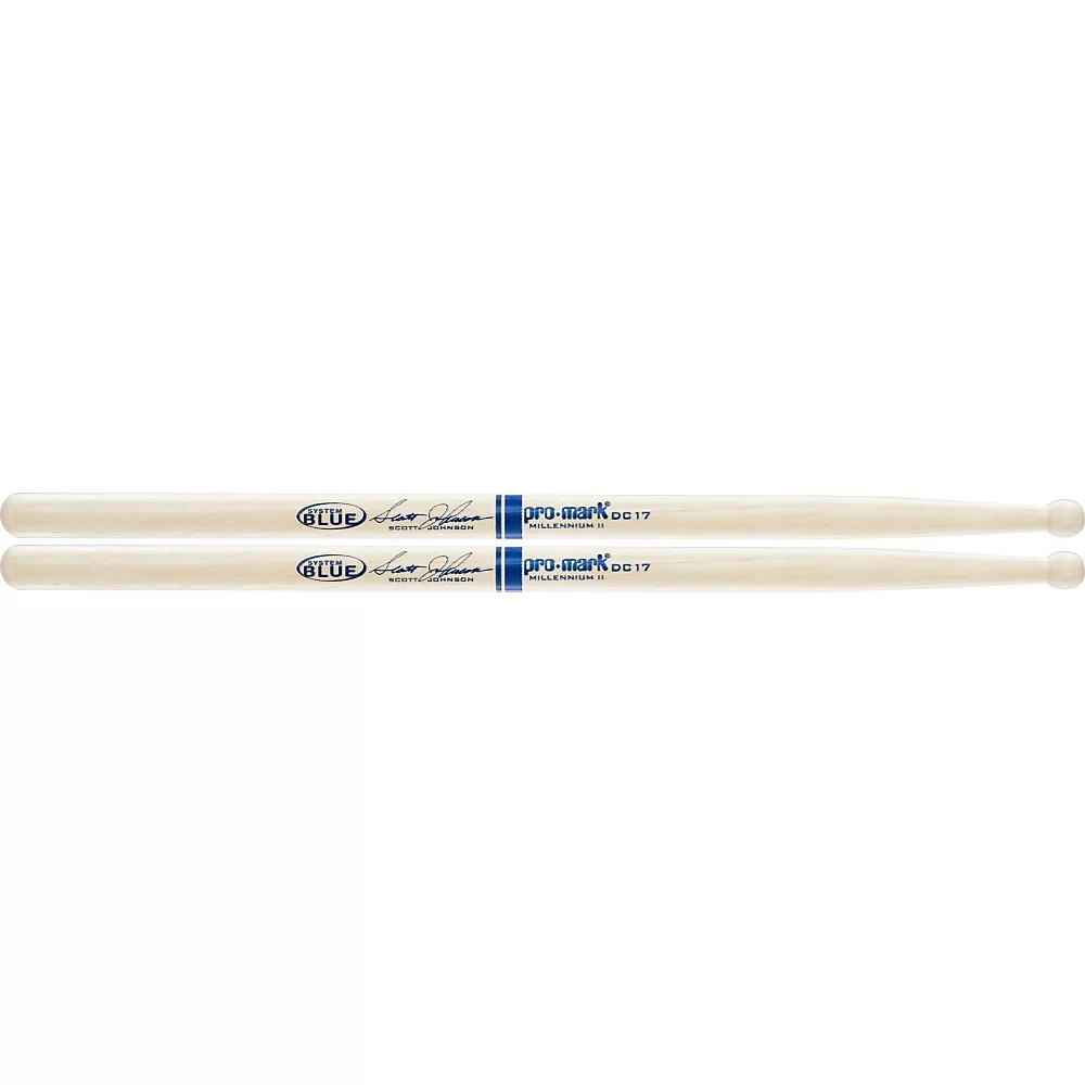 Promark Hickory DC17 Scott Johnson Wood Tip drumstick