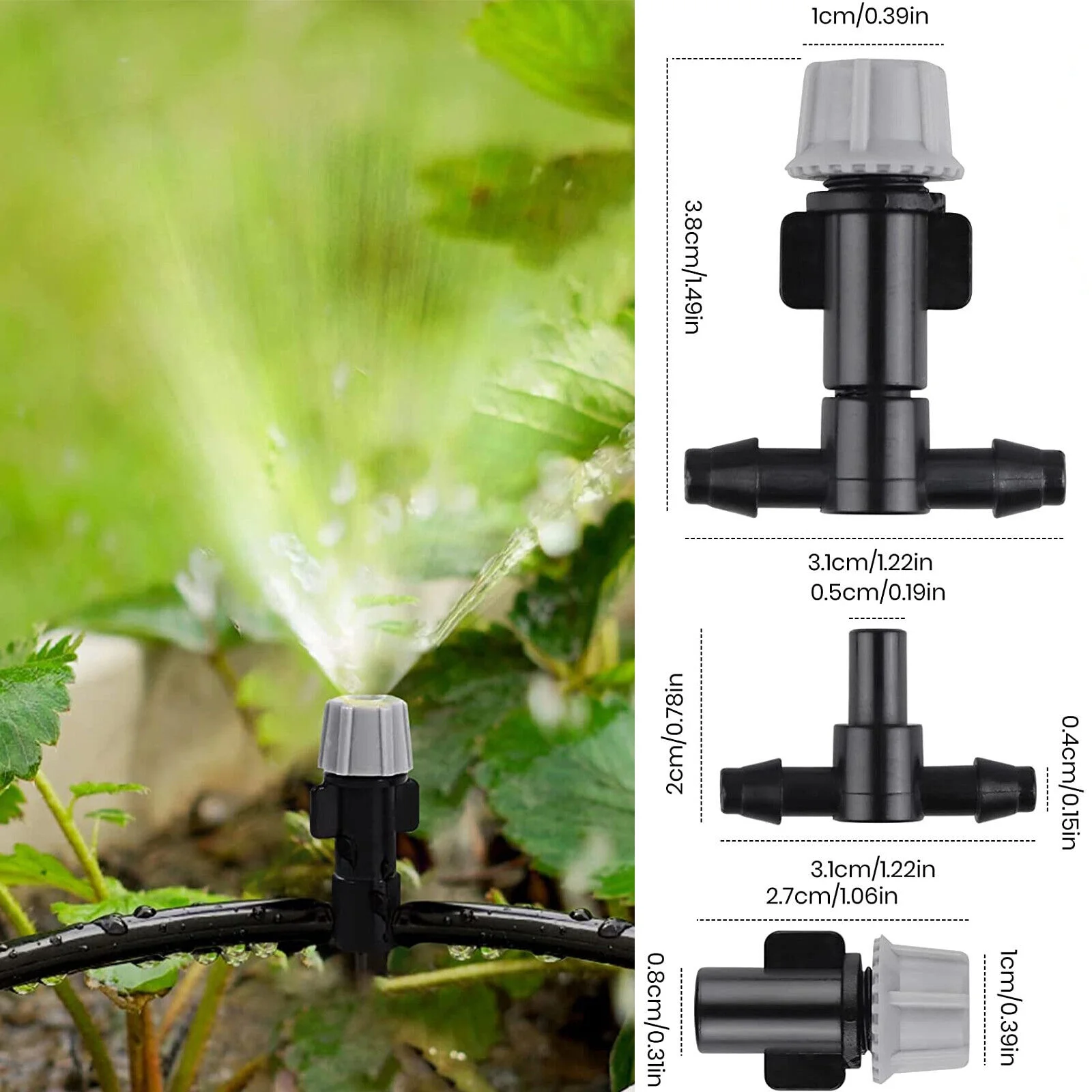 Garden Automatic Watering Drip Irrigation System Fog Nozzles irrigation System
