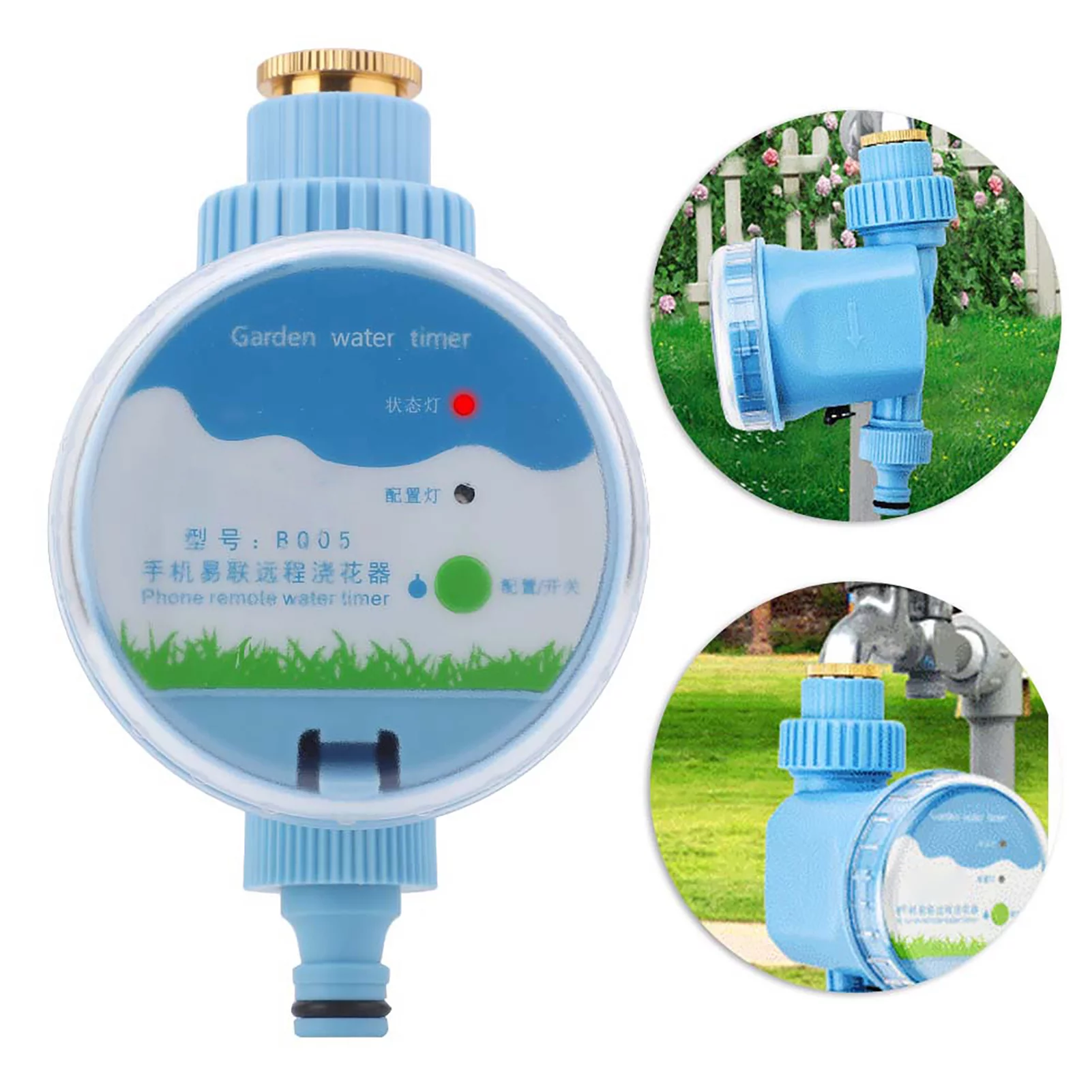 Garden Irrigation Timer - Electronic Wi-Fi Remote Control Timer Automatic Garden Flowers Watering Irrigation Timer