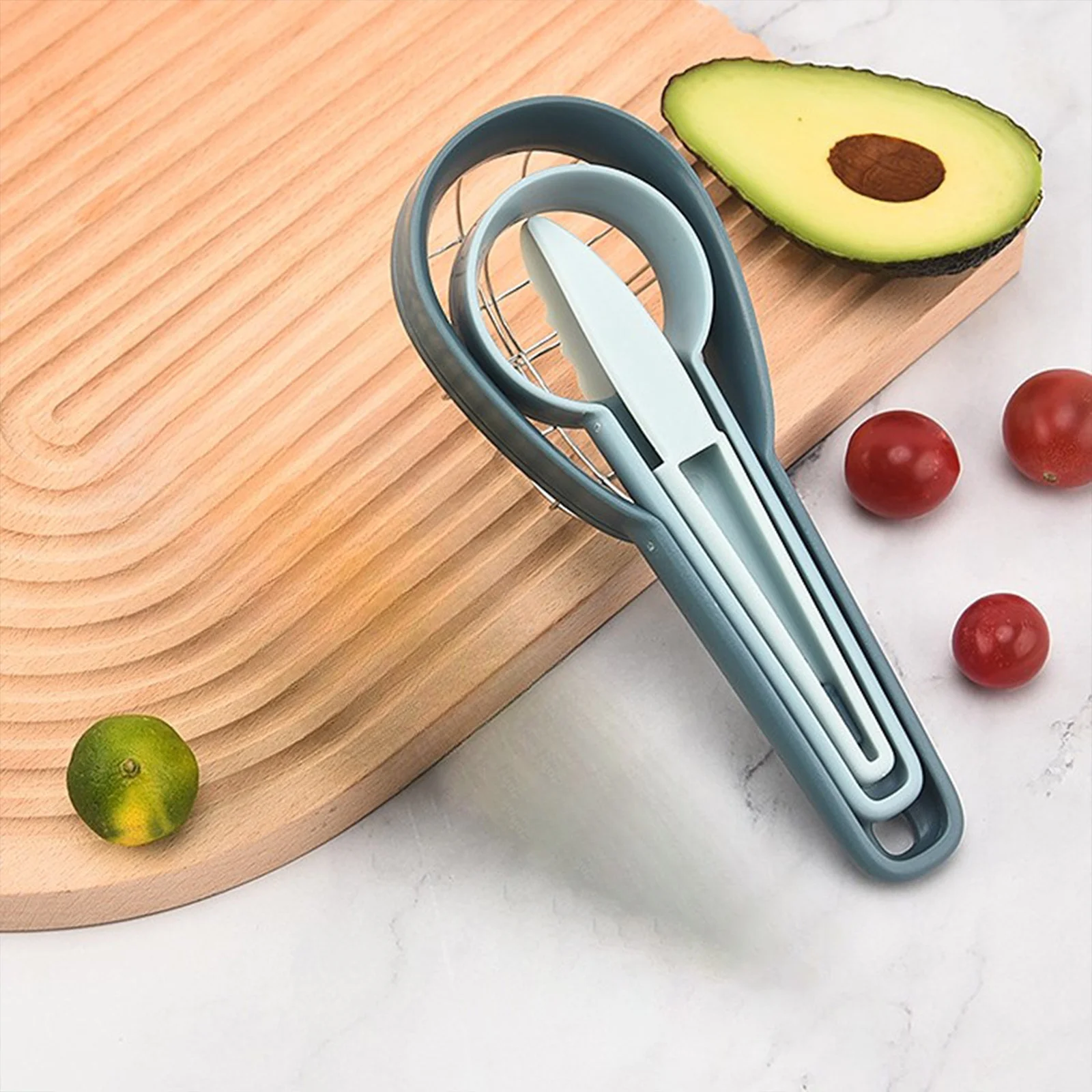 tumgatte Avocados Kiwis 3-piece Set Avocadoss Skiving Machine Knife Peeler Corer Dicer Everything You Need to Make Avocados Suitable for Kitchen Restaurant Party Family Deals,Clearance,Summer Savings