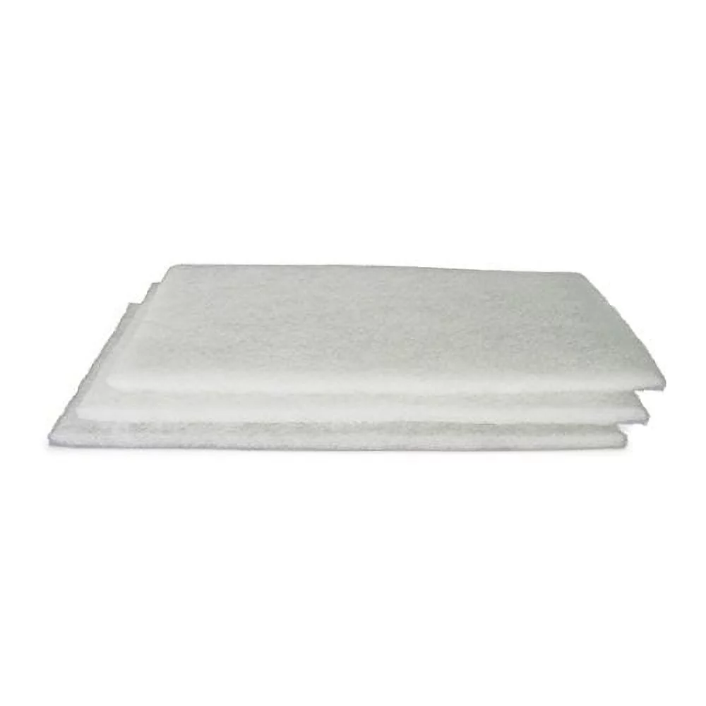 80001  Clear Fine Filter Pad For Pond, Waterfall, And Water Features, 12 X 24 Inches,White