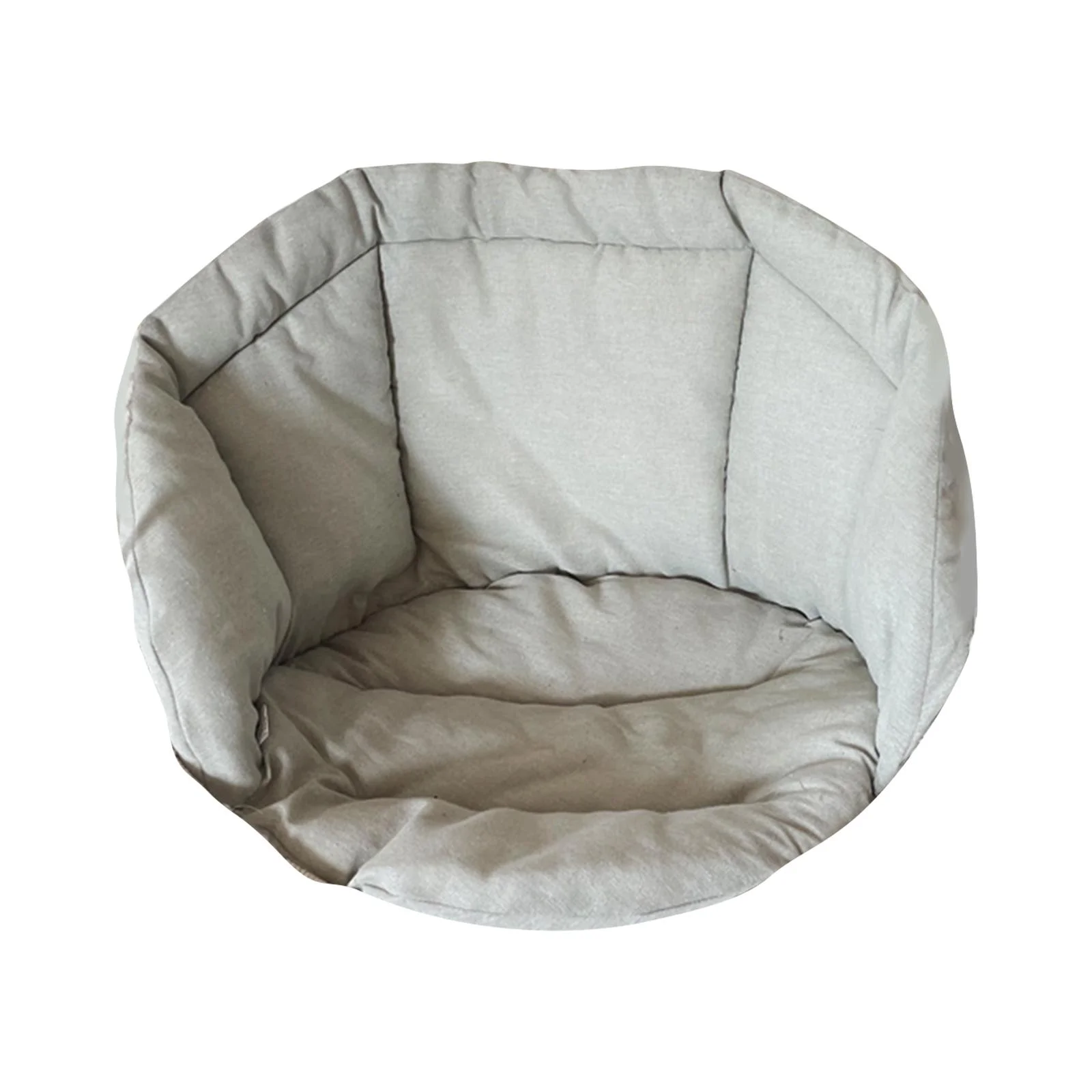 CUTICATE Swing Chair Seat Cushion Garden Rocking Hammock Cradle Pads Wicker Tear Drop Hanging Chair Home Bedroom Yard Deck Gray