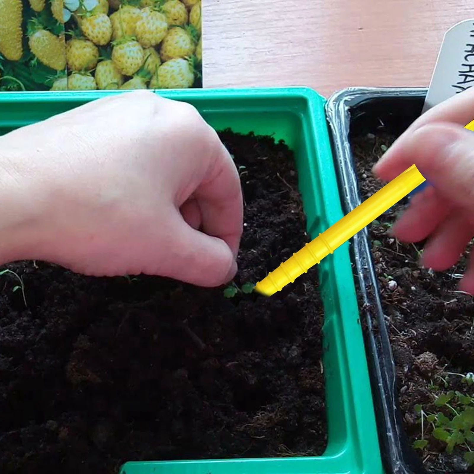 VARDIENK Deals Of The Day Clearance Outdoor Pot Seeder Multi Color Gardening Tools Convenient Seeder Seeder Garden Sowing Tools