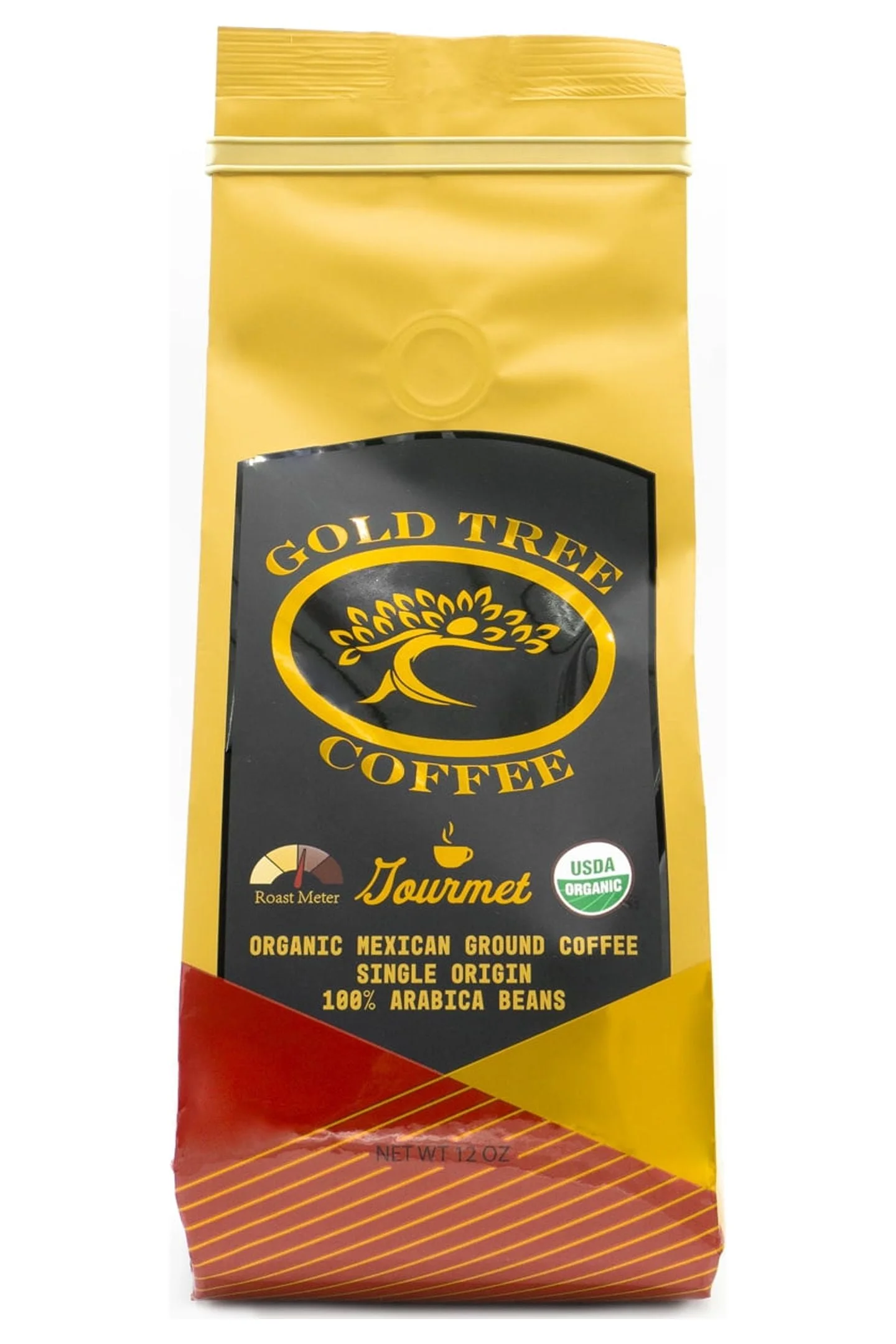 Gold Tree Coffee Organic Mexican Coffee Gourmet Roast 12 oz