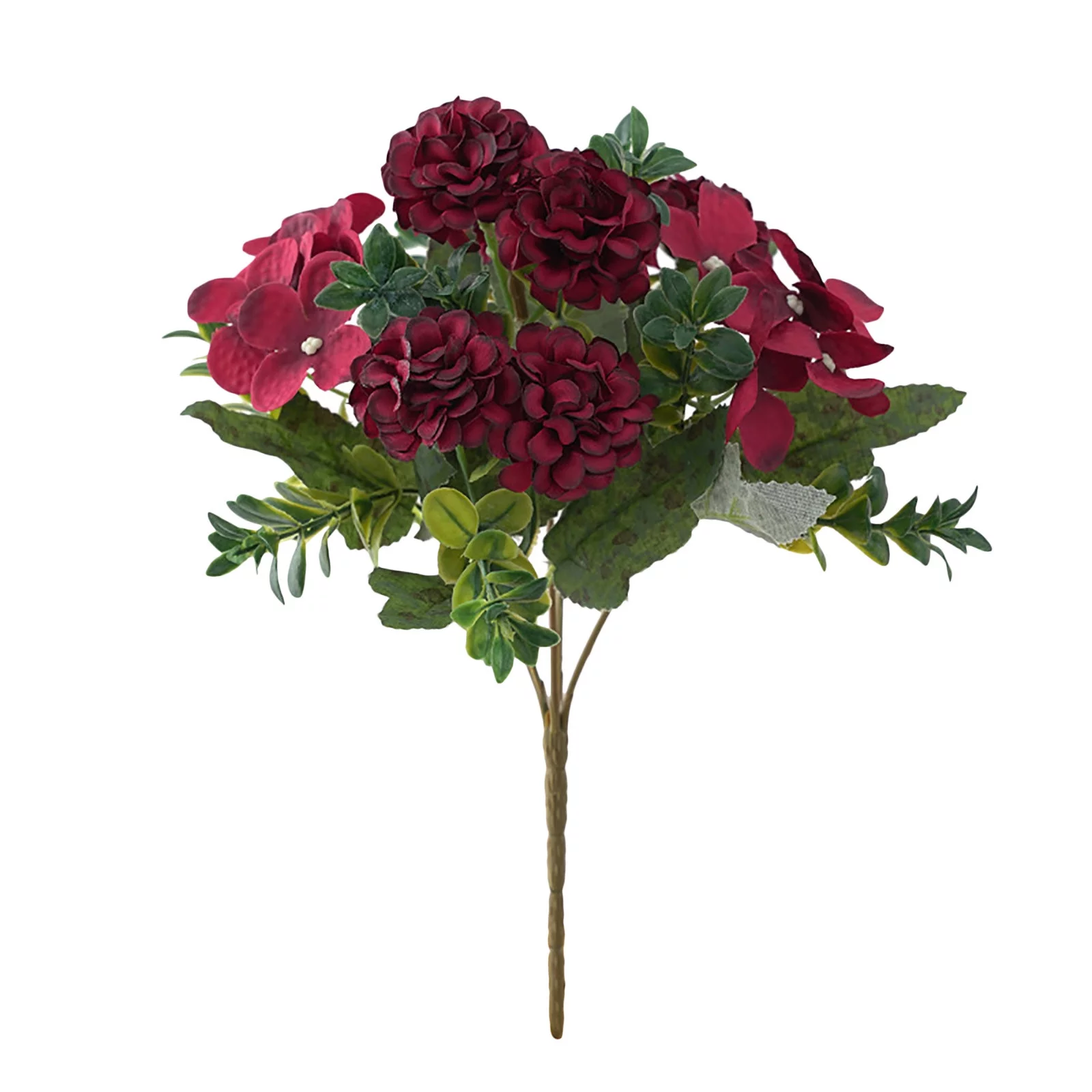 BNNG Artificial Flower Decoration Bouquet Home Hydrangea 16 Artificial Flower Flower Plants Silk Roses Artificial Flowers Indoor Outdoor