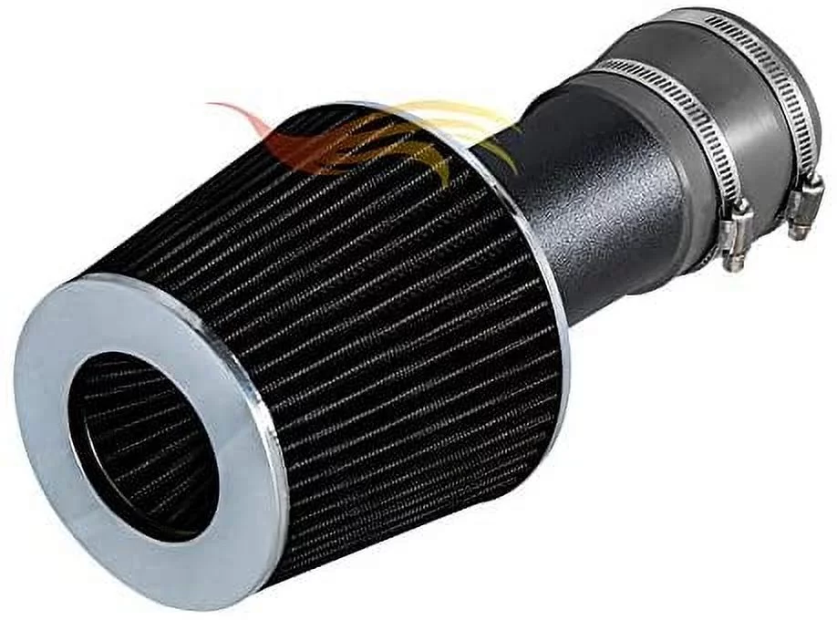 RW SERIES - MATTE BLACK PIPE GRAY - SHORT RAM INTAKE Compatible For CHEVY MONTE CARLO/IMPALA/PONTIAC GRAND PRIX