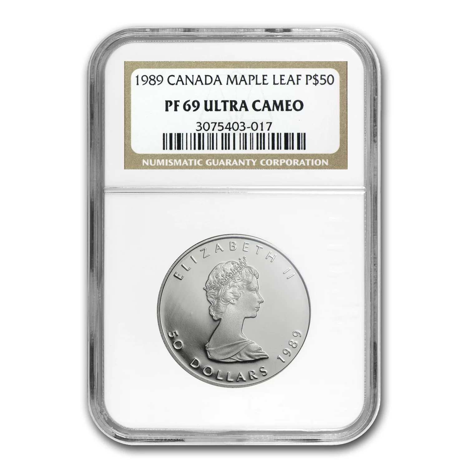 1989 Canada 1 oz Proof Platinum Maple Leaf PF-69 NGC