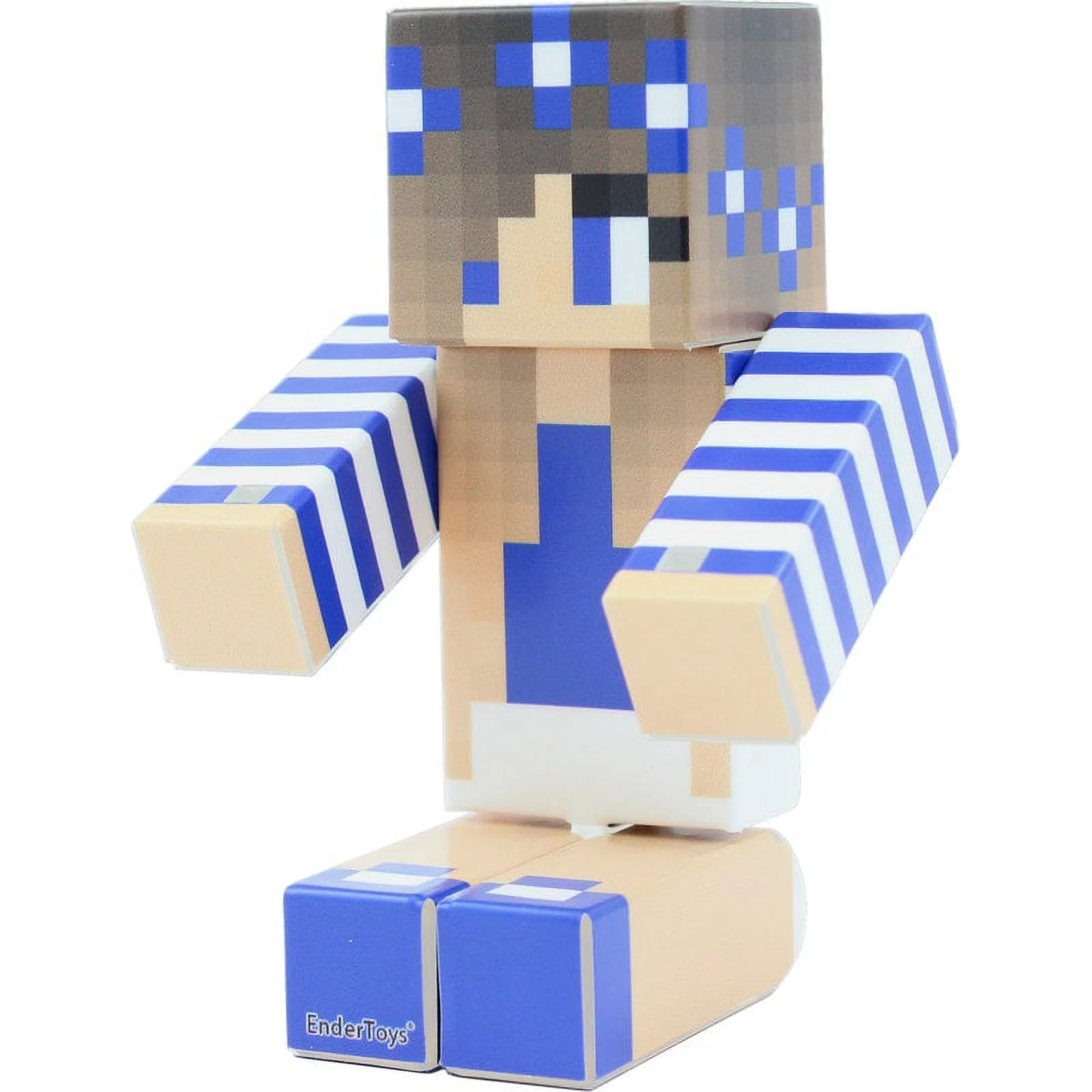 Blue Flower Girl Action Figure Toy, 4 Inch Custom Series Figurines by EnderToys