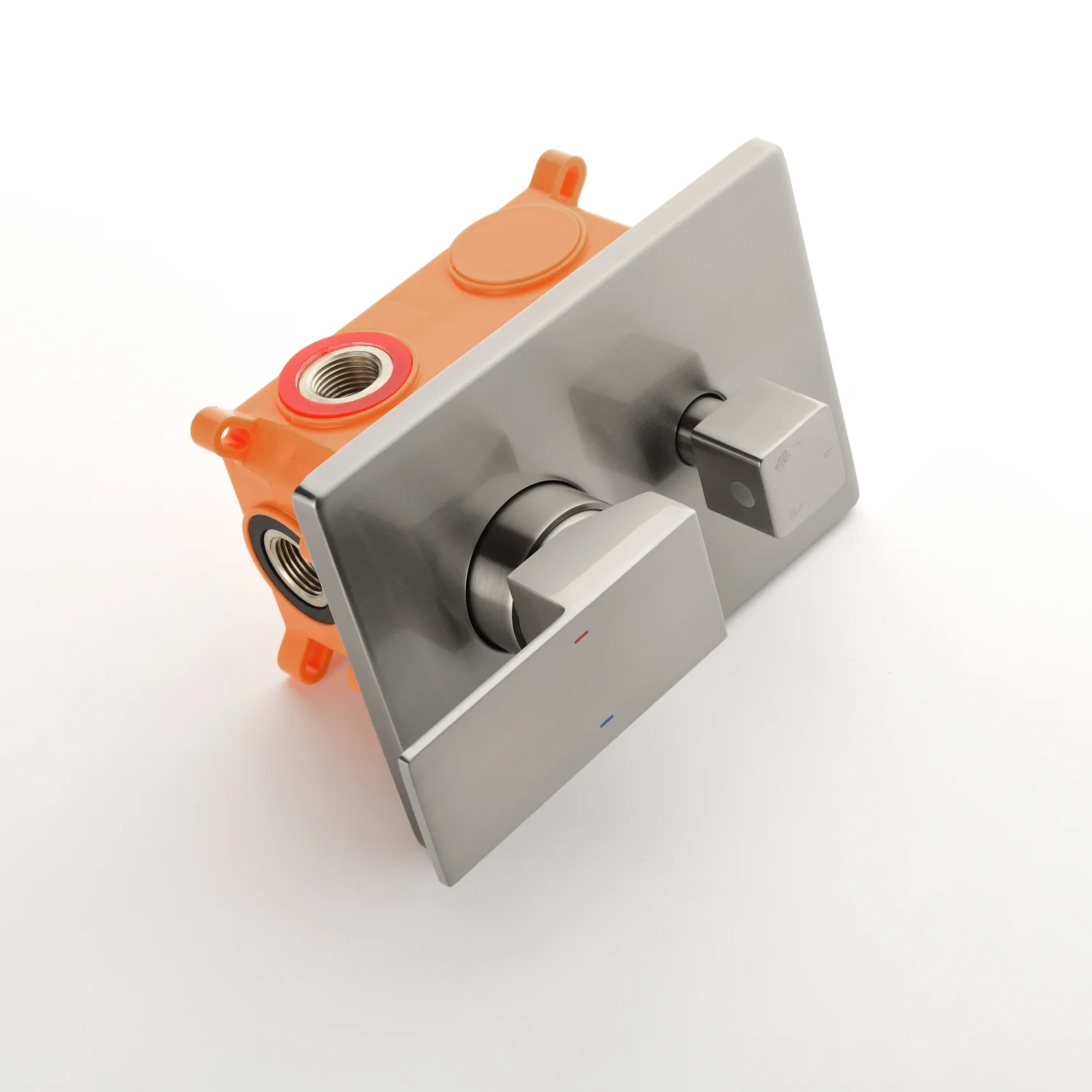 YLtoohoom 3 Way Outlet  Solid Brass Shower Diverter Valve Mixer Rough-In Shower Handle Valve Kit Replacement