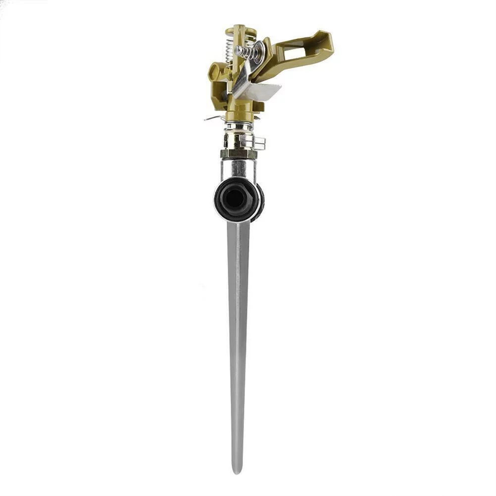 4 Point Garden Sprinkler Automatic Irrigation Grass Lawn 360 Degree Circle Rotating Watering Sprinkler Garden Pipe Hose Zinc Alloy