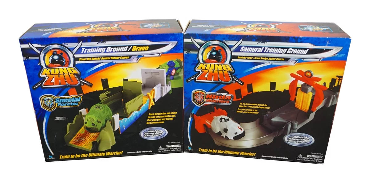 Kung Zhu Training Ground Special Forces Bravo Playset + Kung Zhu Ninja Warriors - Samurai Training Ground