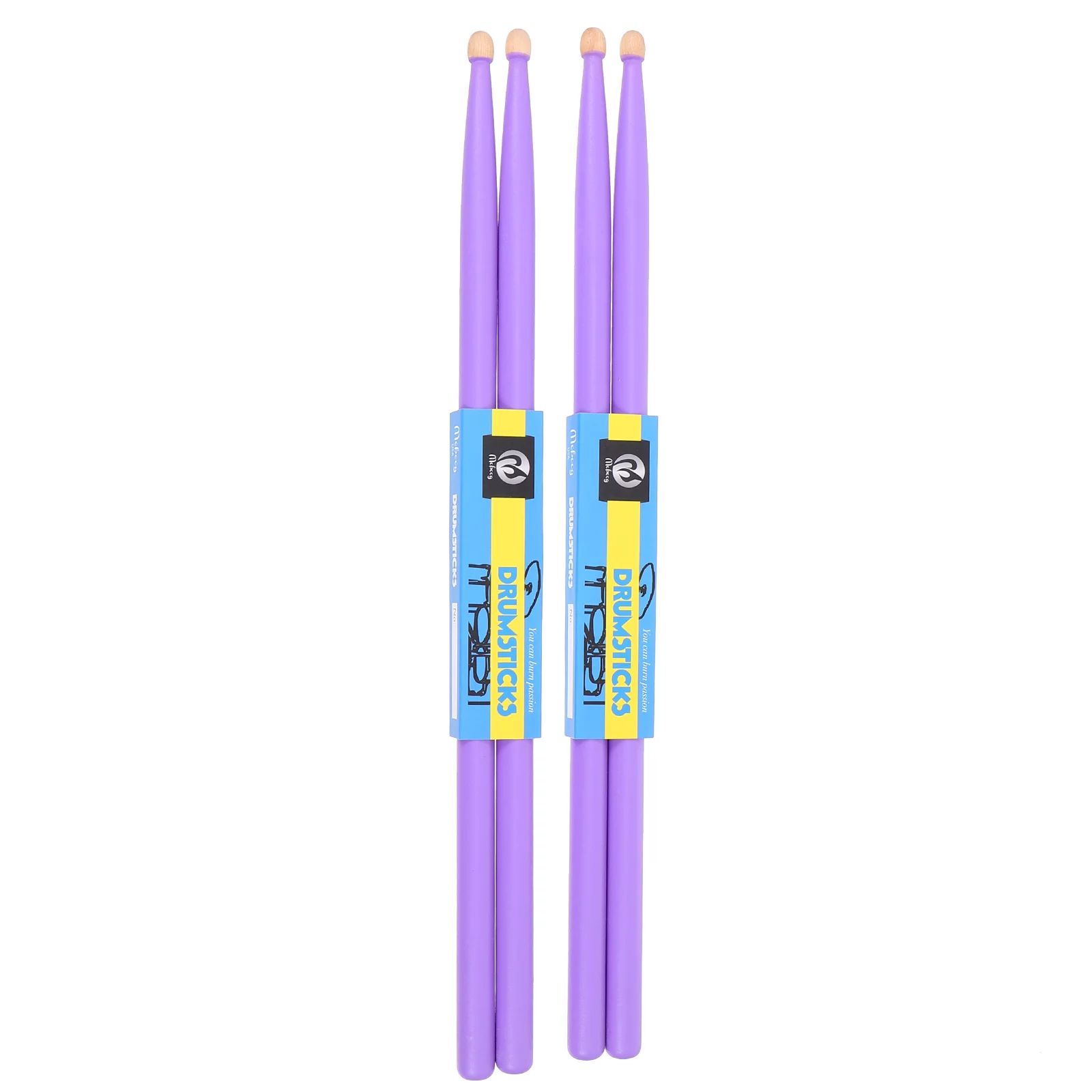 2 Pairs Drum Stick Percussion Instrument Stick Maple Drum Sticks Wood Drumsticks