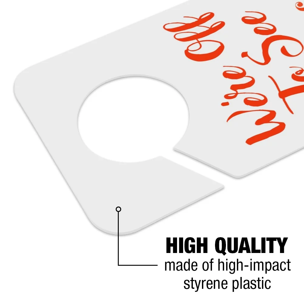 The Wizard of Oz Yellow Brick Road Plastic Door Knob Hanger Sign