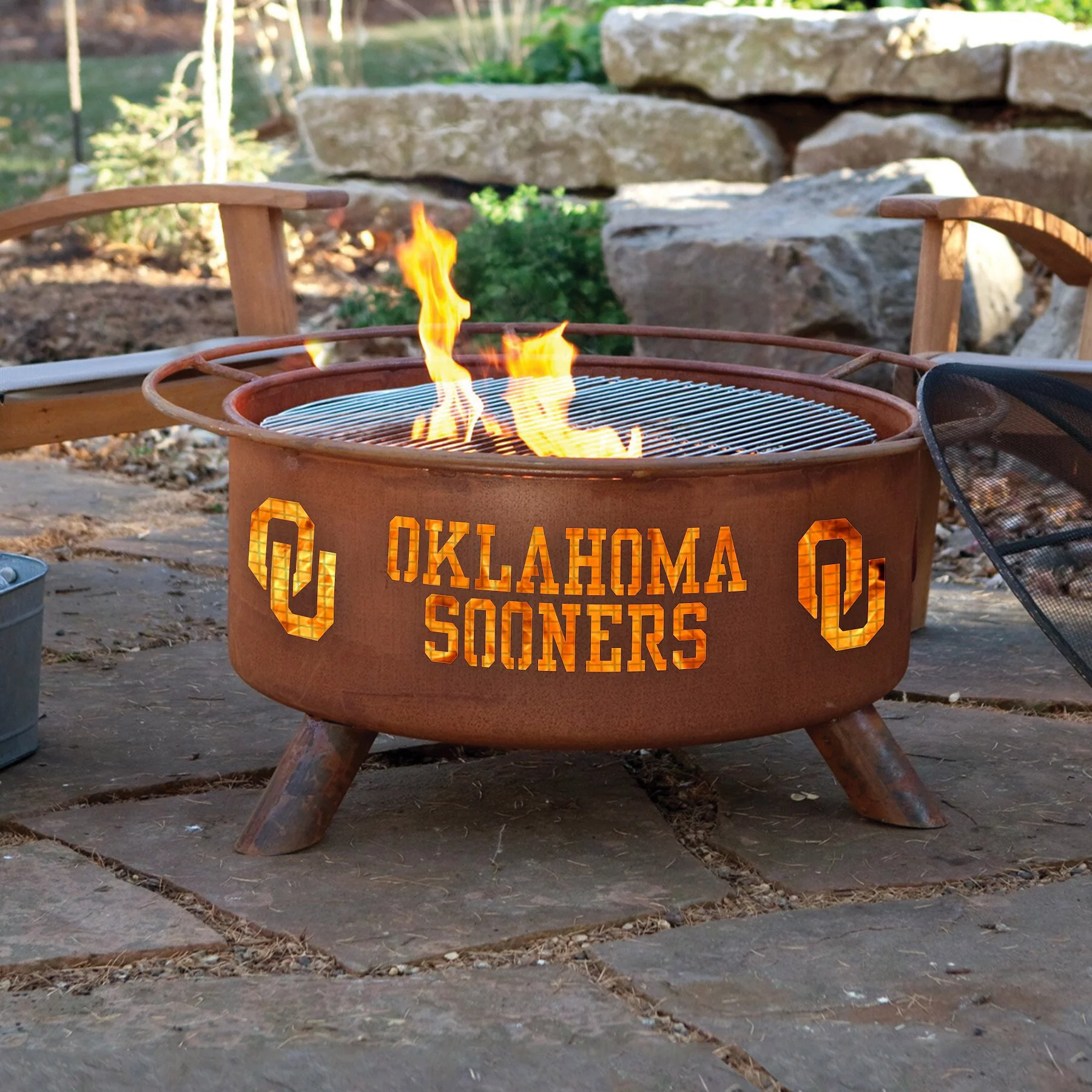 Patina Products F218 University of Oklahoma Fire Pit