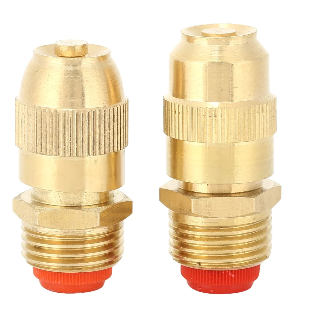 Verdant TouchWater Nozzle Lawn Sprinkler Misting Water Nozzle, 2Pcs G1/2 FNPT DN15 Copper, for Cooling and Irrigation