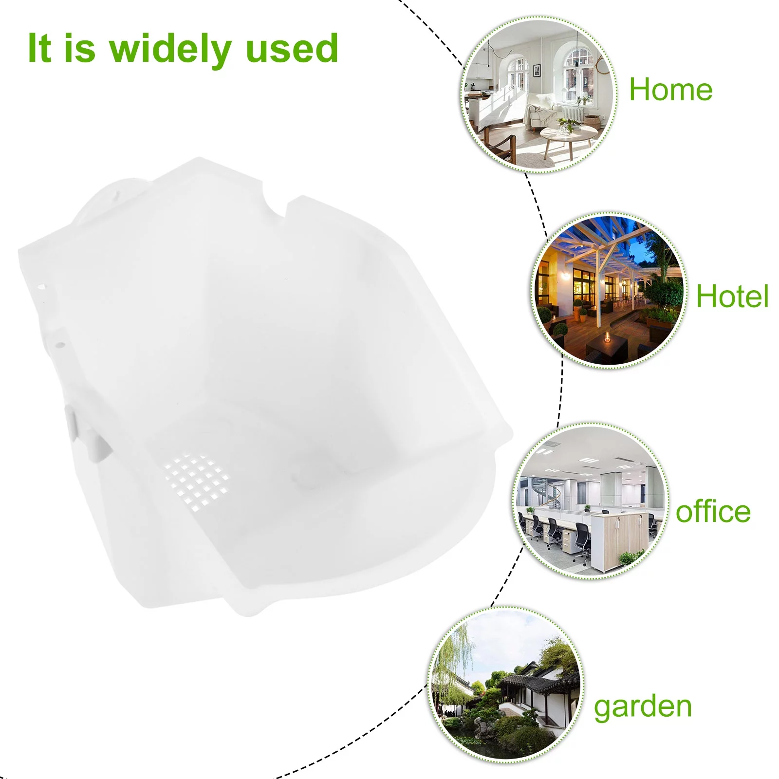 Guichaokj 2pcs Balcony Bonsai Vertical Garden Flower Pot Plant Pot Plastic Wall Planter