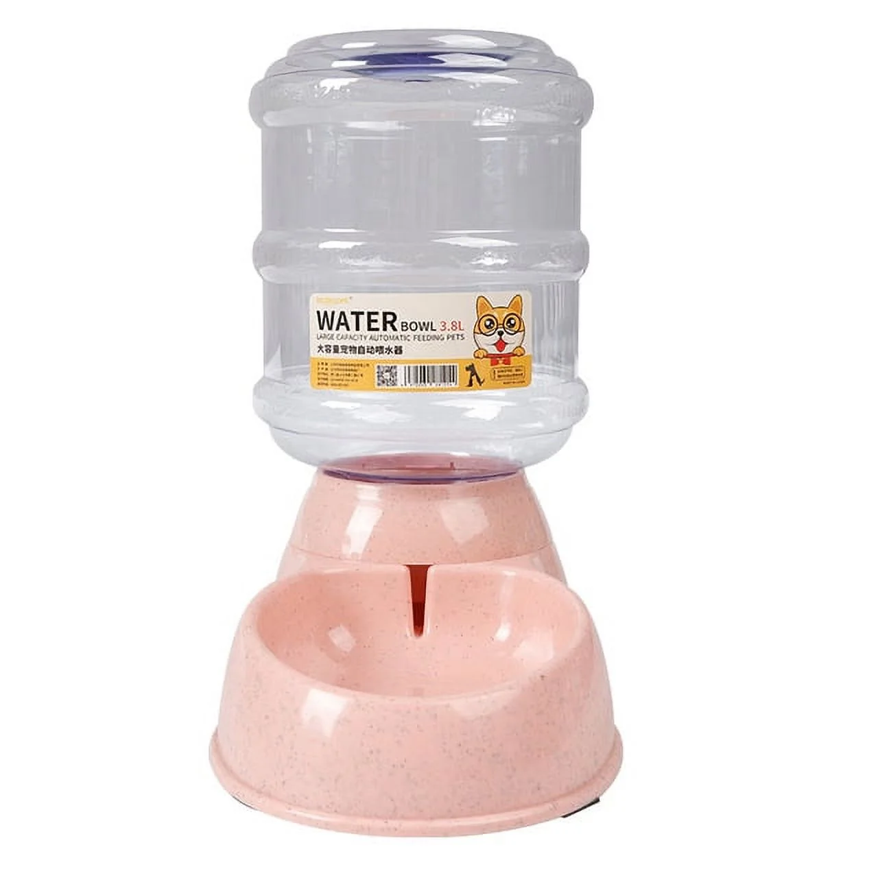 3.8L Gravity Pet Water Dispenser Cat Automatic Feeder Plastic Dog Bottle Water Fountain Food Water Dispenser Cats Feeding Bowl