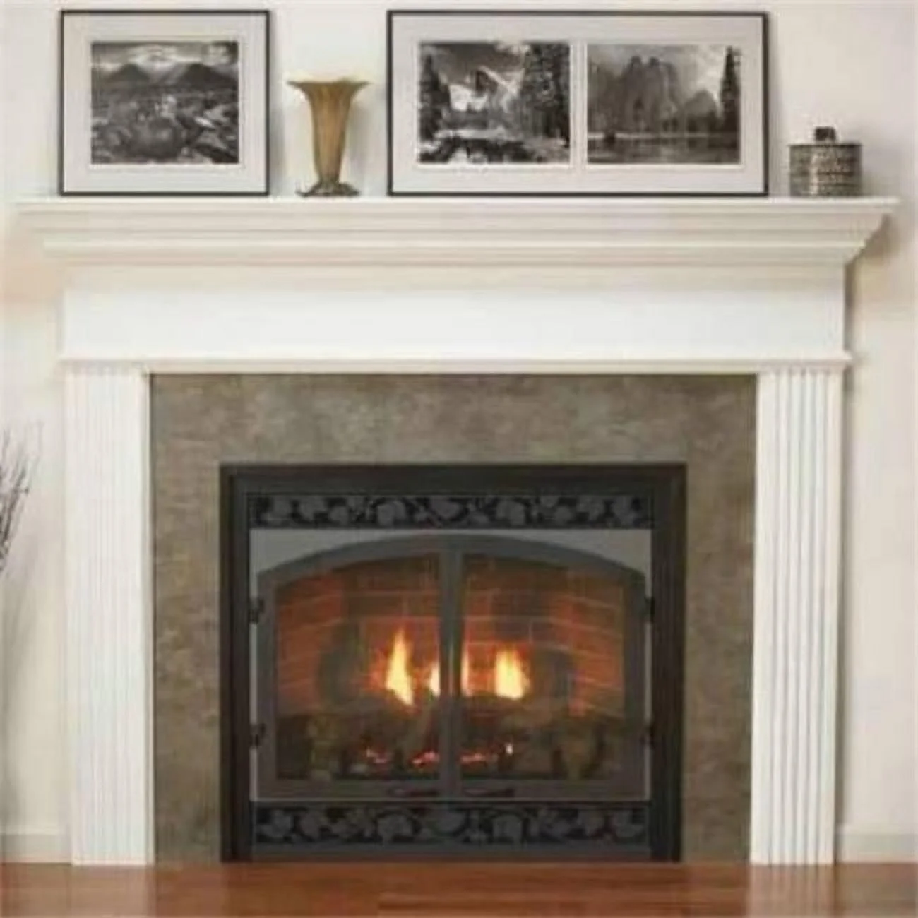 48 in. Unfinished Fireplace Mantel