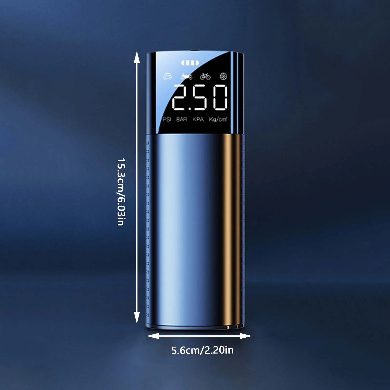 5V Intelligent Air Compressor + HIGH PRESSURE DIGITAL INFLATOR Multi Function Flashlight Power Bank Air Compressor Kite Surfing Equipment Battery Operated Snow Blower Lights Mini Inflatable Tube Man