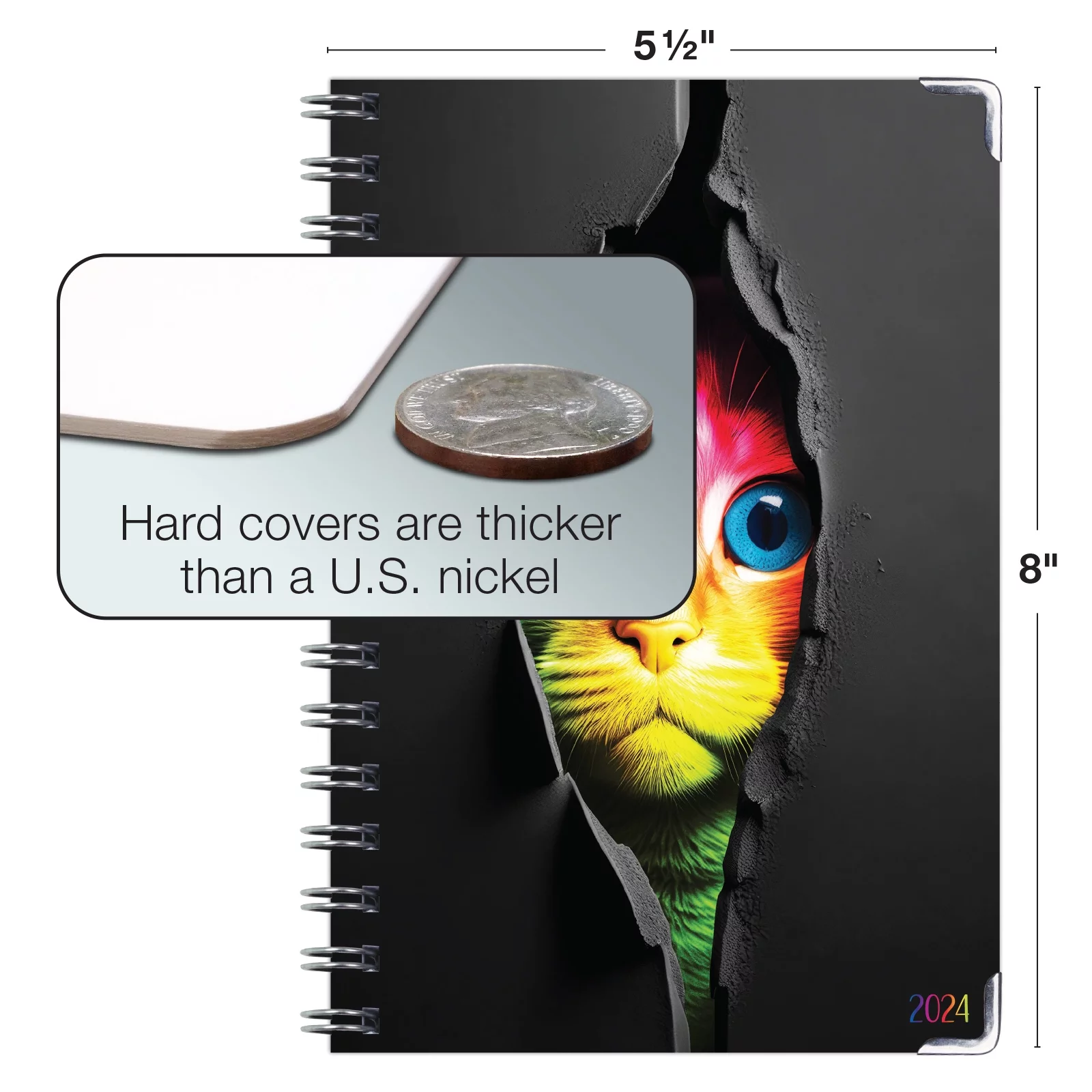 Hardcover CY 2024 Fashion Planner - 5.5