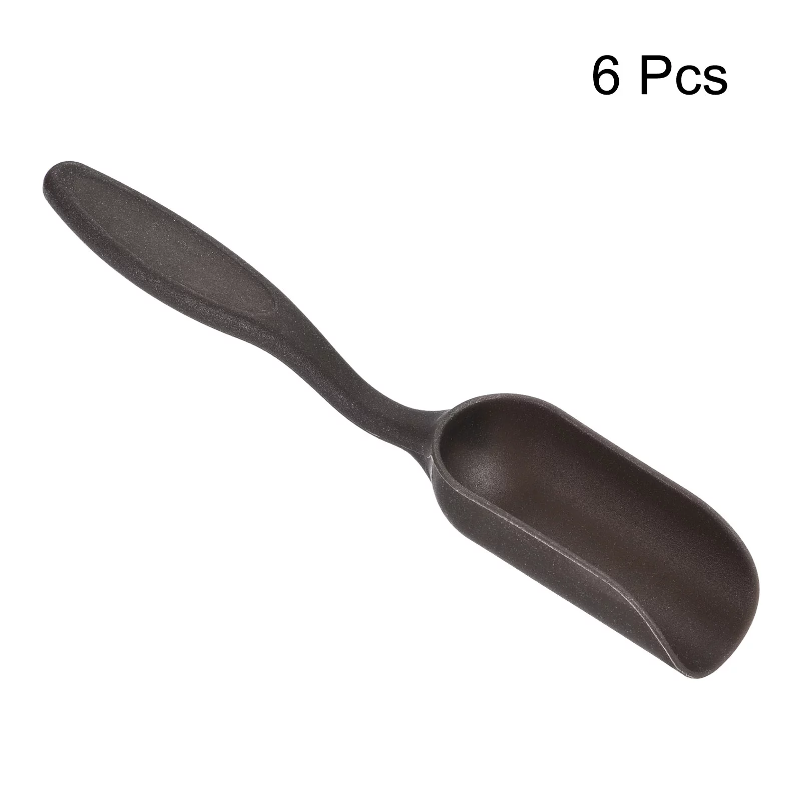 Uxcell 5.7'' Gardening Shovel Spoons Soil Scoops Planting Tools, Black 6 Pack