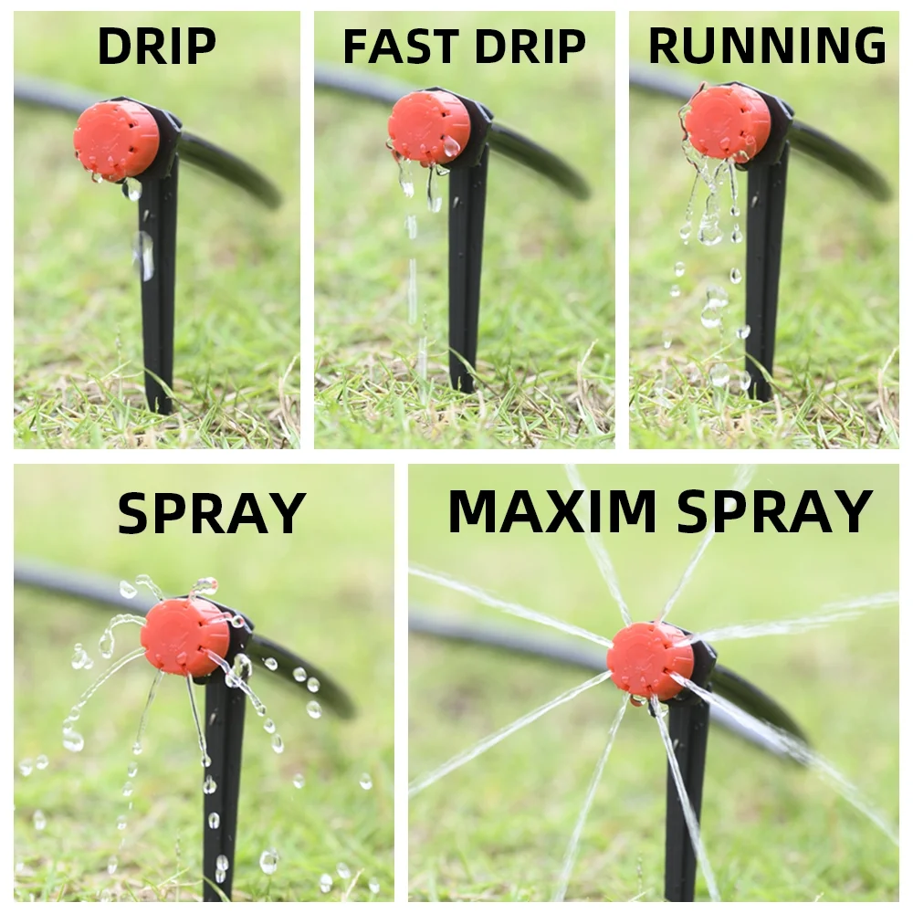 JahyShow 131FT 149X Plant Garden Drip Irrigation System Hose Spray Watering Sprinkler Kit