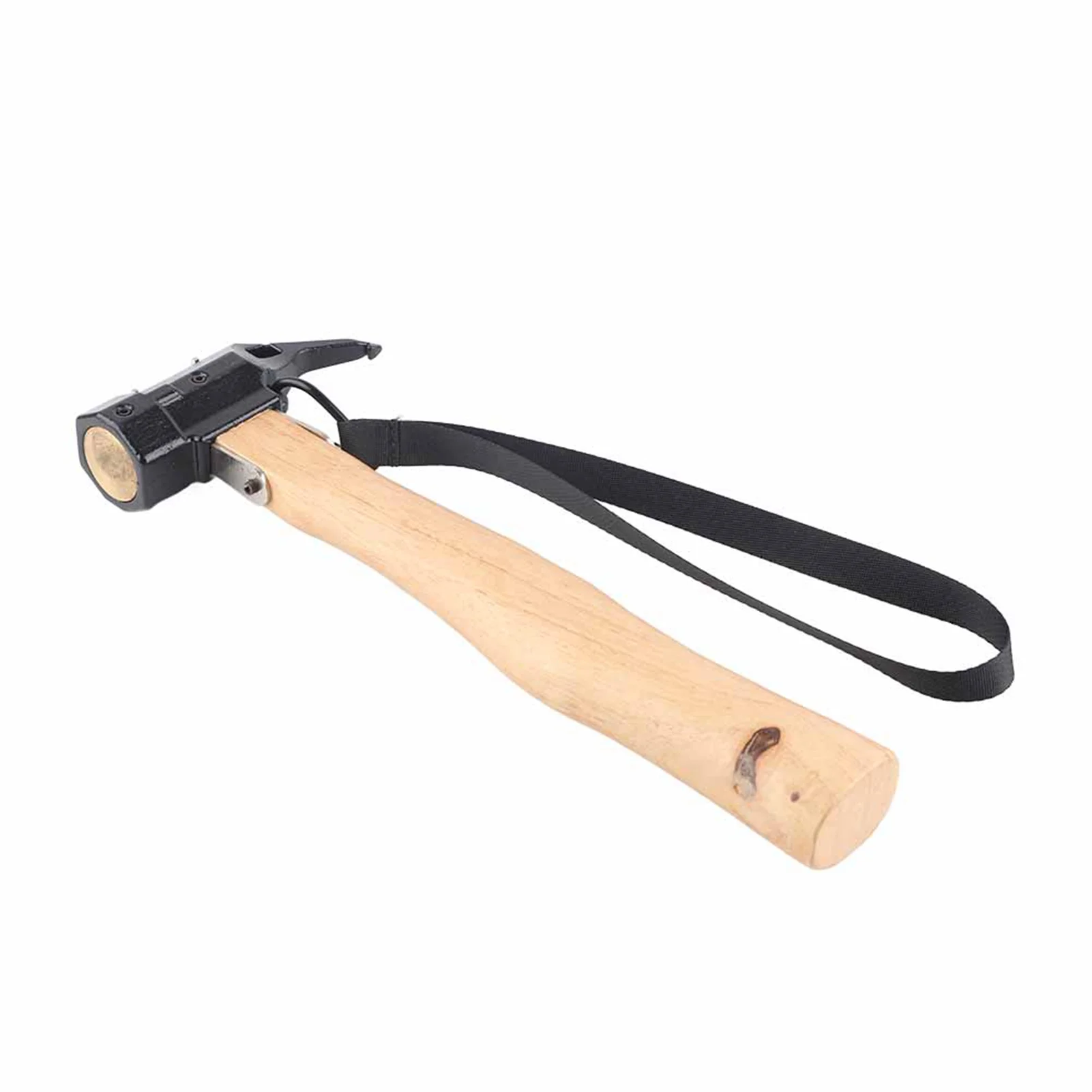 Claw Hammer Camping Hammer, 11.6 Inch Tent Stake Hammer Tent Mallet Nail Hammer Carbon Steel Tent Stake Puller with Wooden Handle