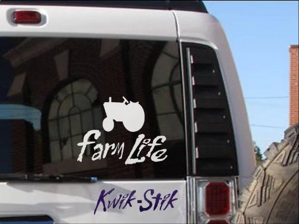 Farm Life Tractor sticker decal combine garden rake plow crops fertilizer *C325*